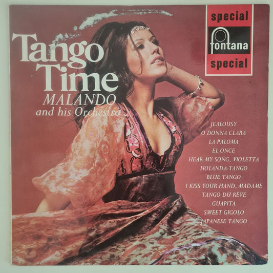 Malando And His Orchestra – Tango Time - Vinyl Record LP