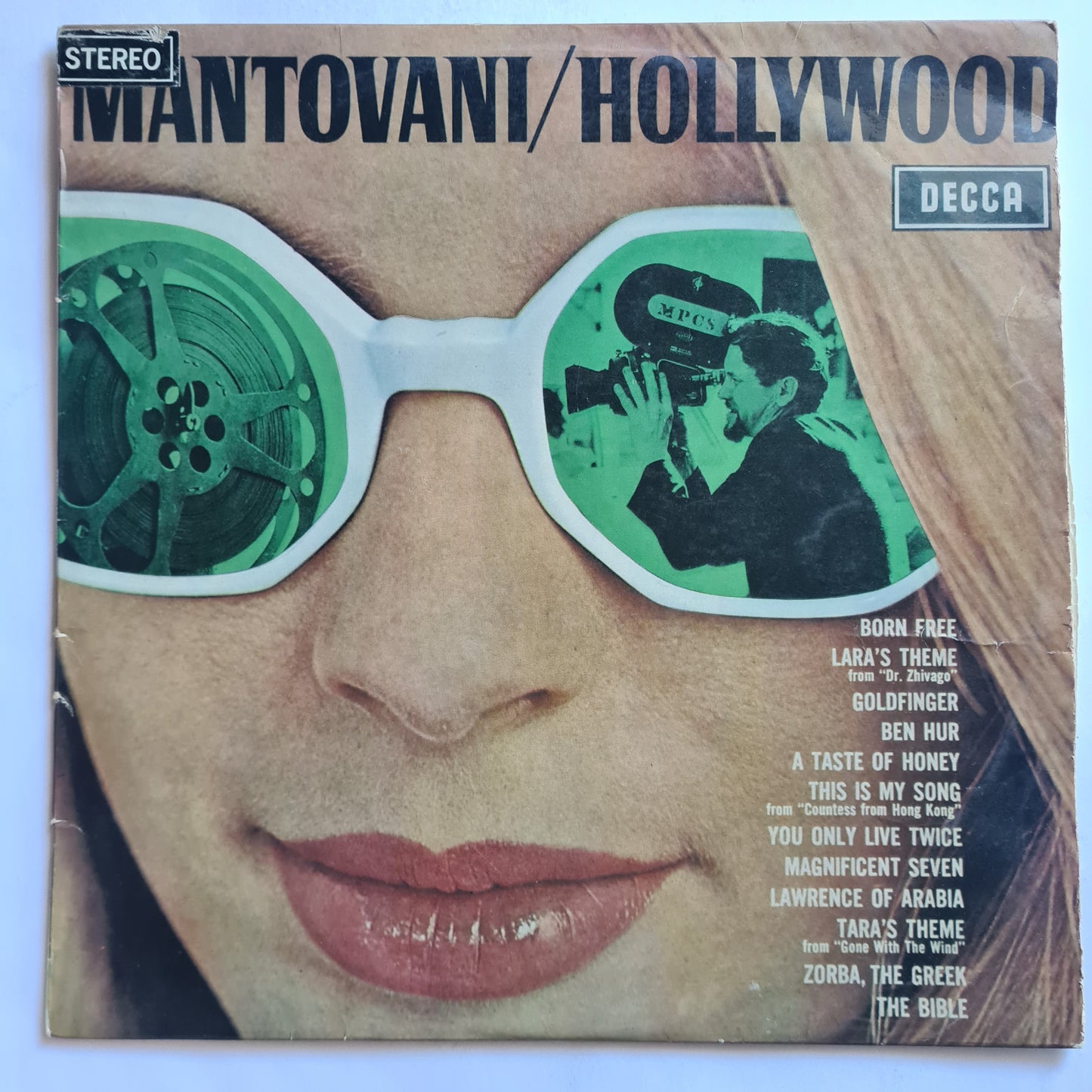Mantiovani – Hollywood - 1967 - Vinyl Record LP - Sound Hound Records