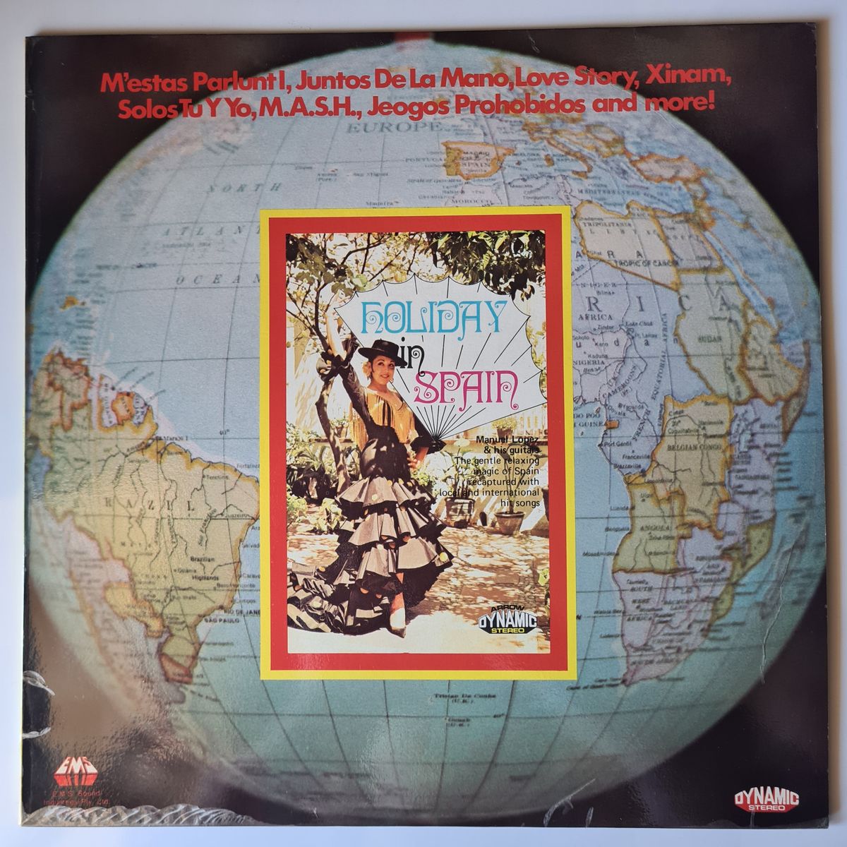 Manuel Lopez & His Guitars – Holiday In Spain - Vinyl Record LP