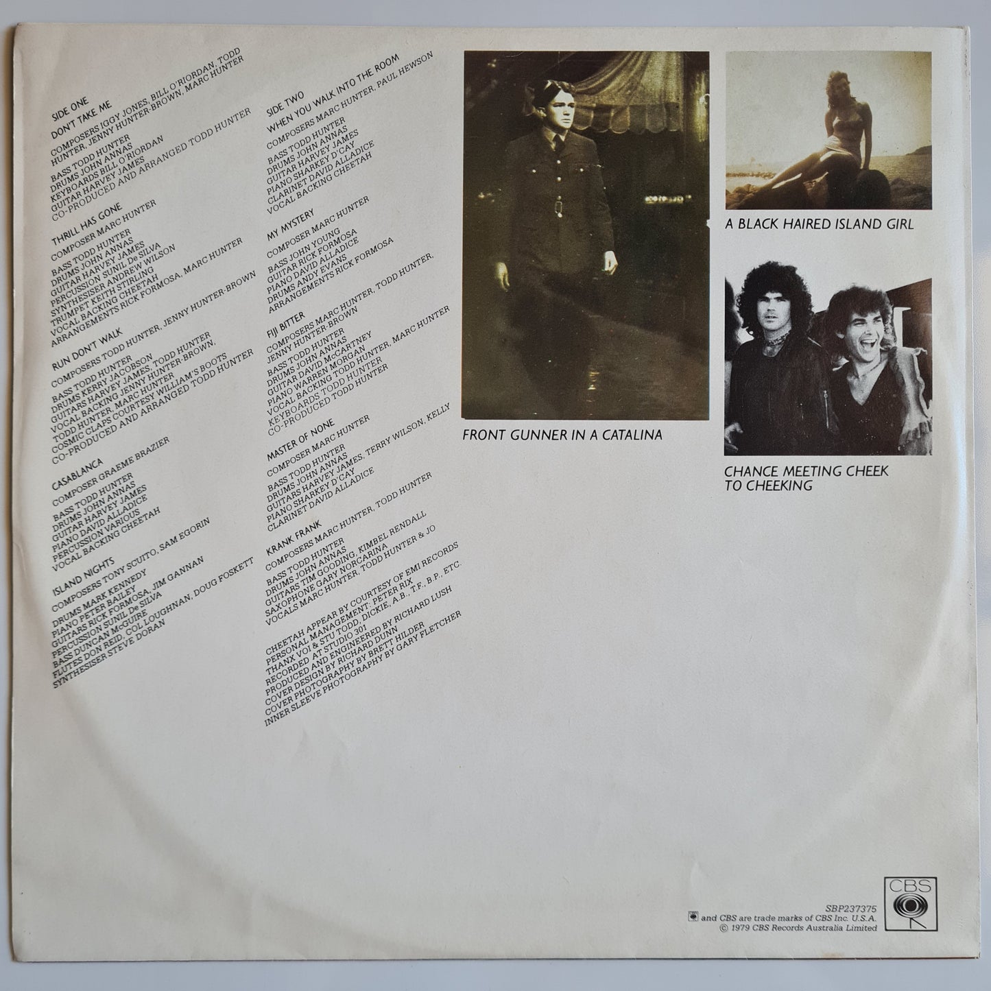 Marc Hunter (Dragon) – Fiji Bitter - 1979 - Vinyl Record LP - Sound Hound Records
