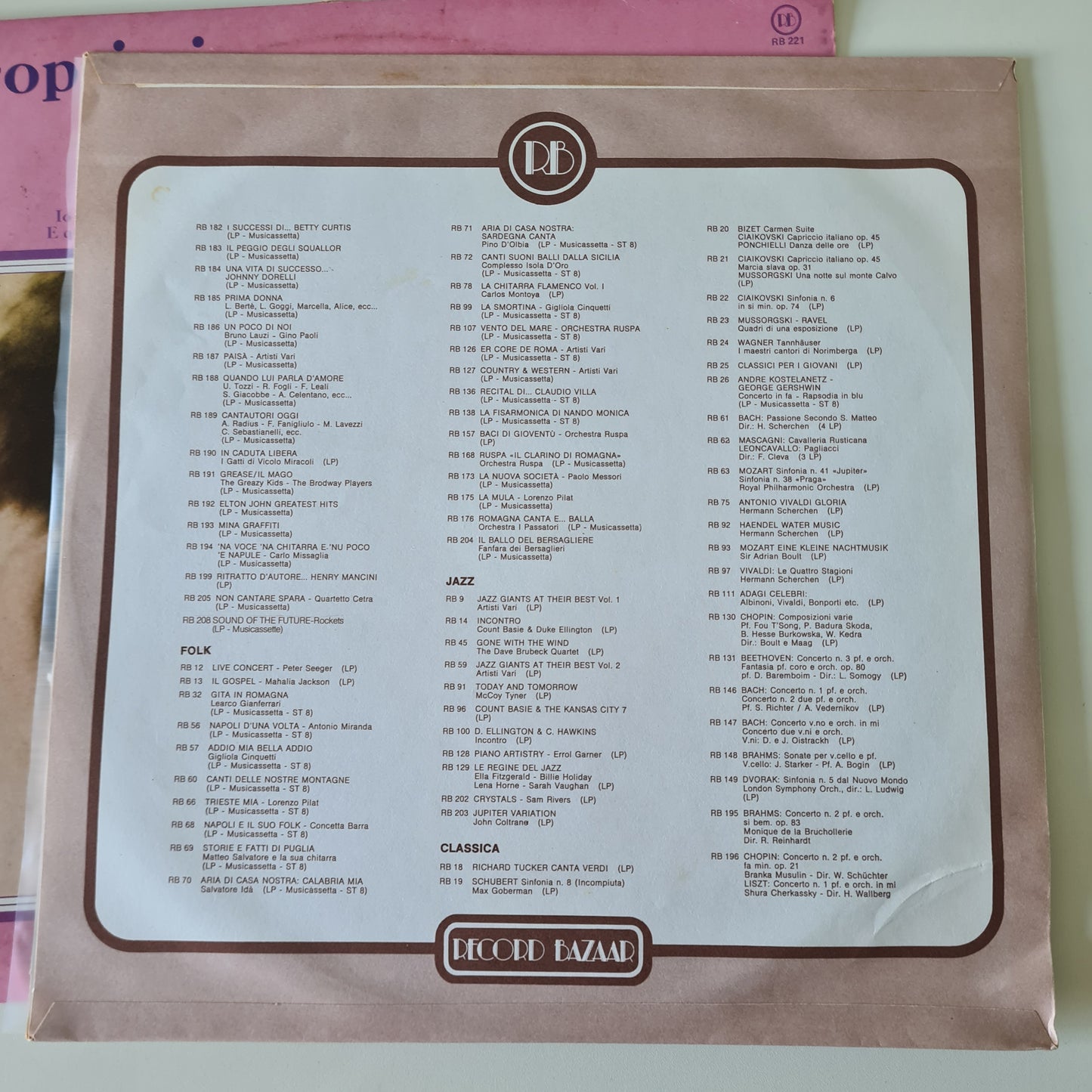 Marcella  – Proprio Io.... - 1979 - Vinyl Record LP (Italian) - Sound Hound Records