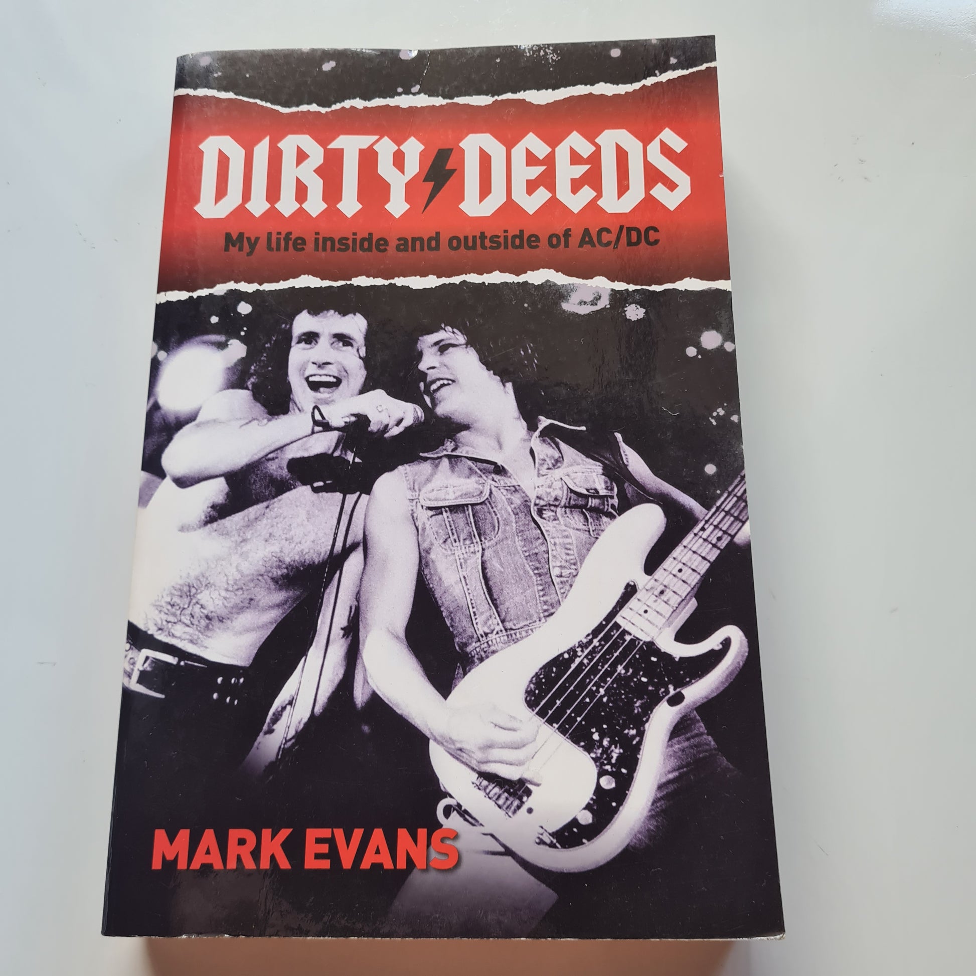 Mark Evans (AC/DC) - Dirty Deeds: My life inside and outside of AC/DC (2012) - Paperback Book - Sound Hound Records