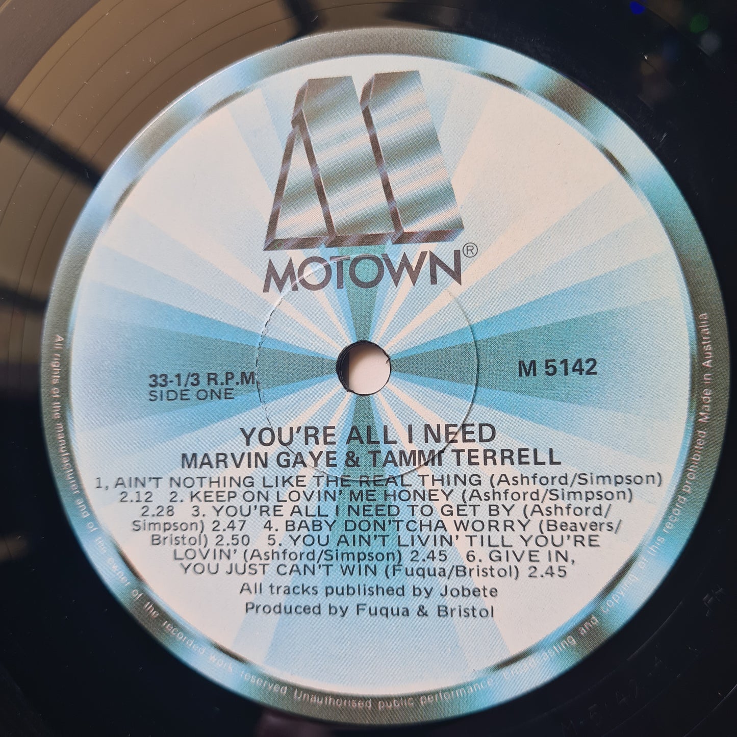 Marvin Gaye / Tammi Terrell - 1968  (1981 Australian Pressing) - Vinyl Record LP (near mint) - Sound Hound Records