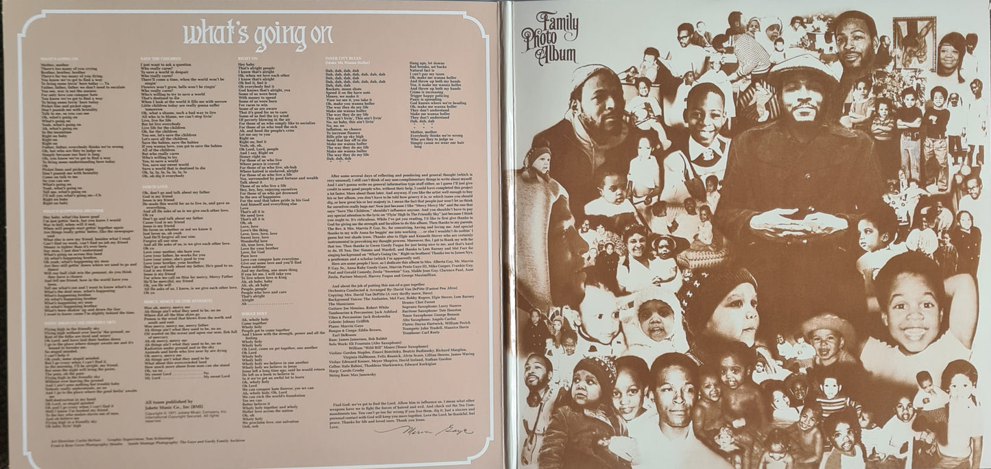 Marvin Gaye – What's Going On - 1971  (2008 USA Gatefold Pressing) - Vinyl Record LP (near mint) - Sound Hound Records