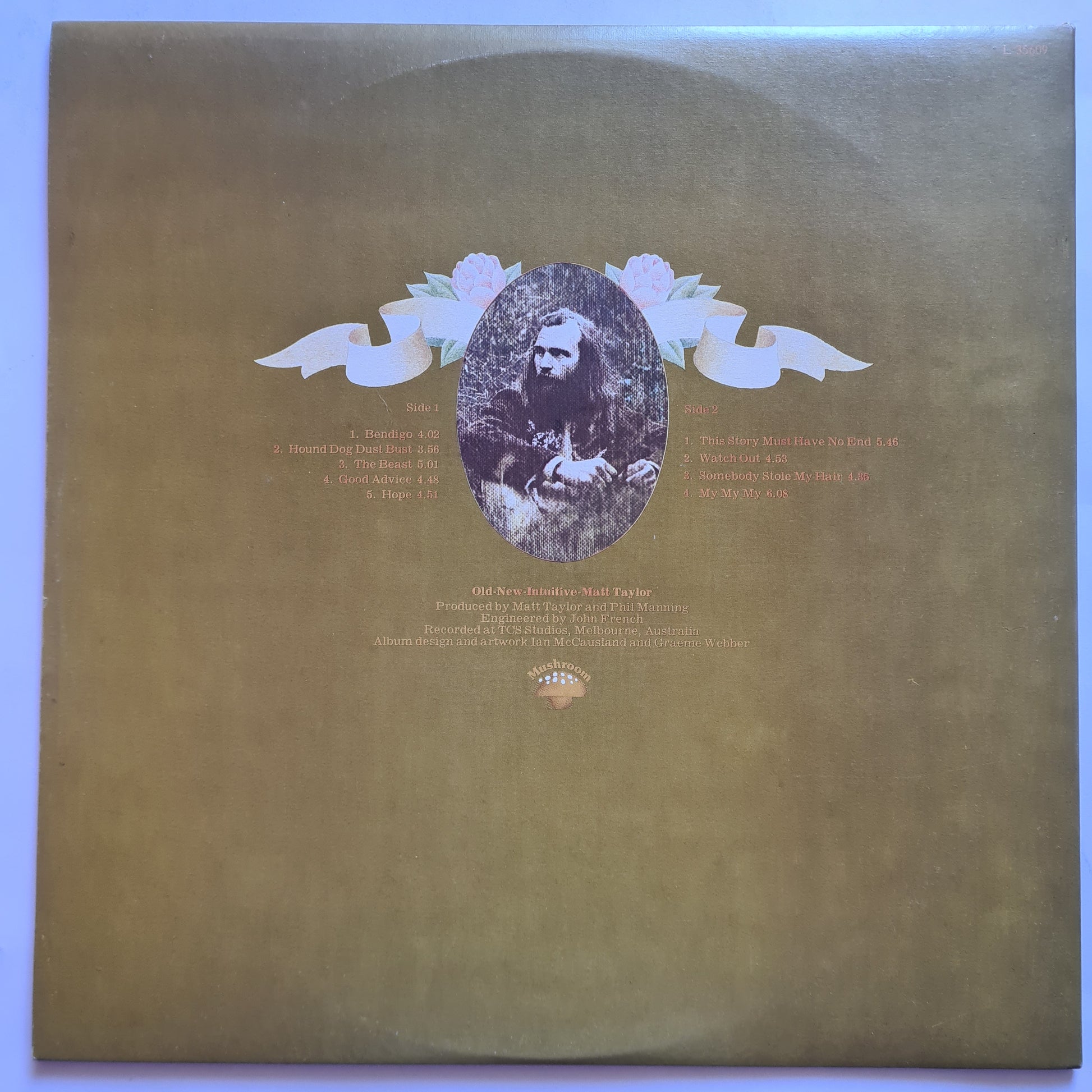 Matt Taylor – Old New Intuitive - 1975 - Vinyl Record LP (Gatefold) near mint - Sound Hound Records