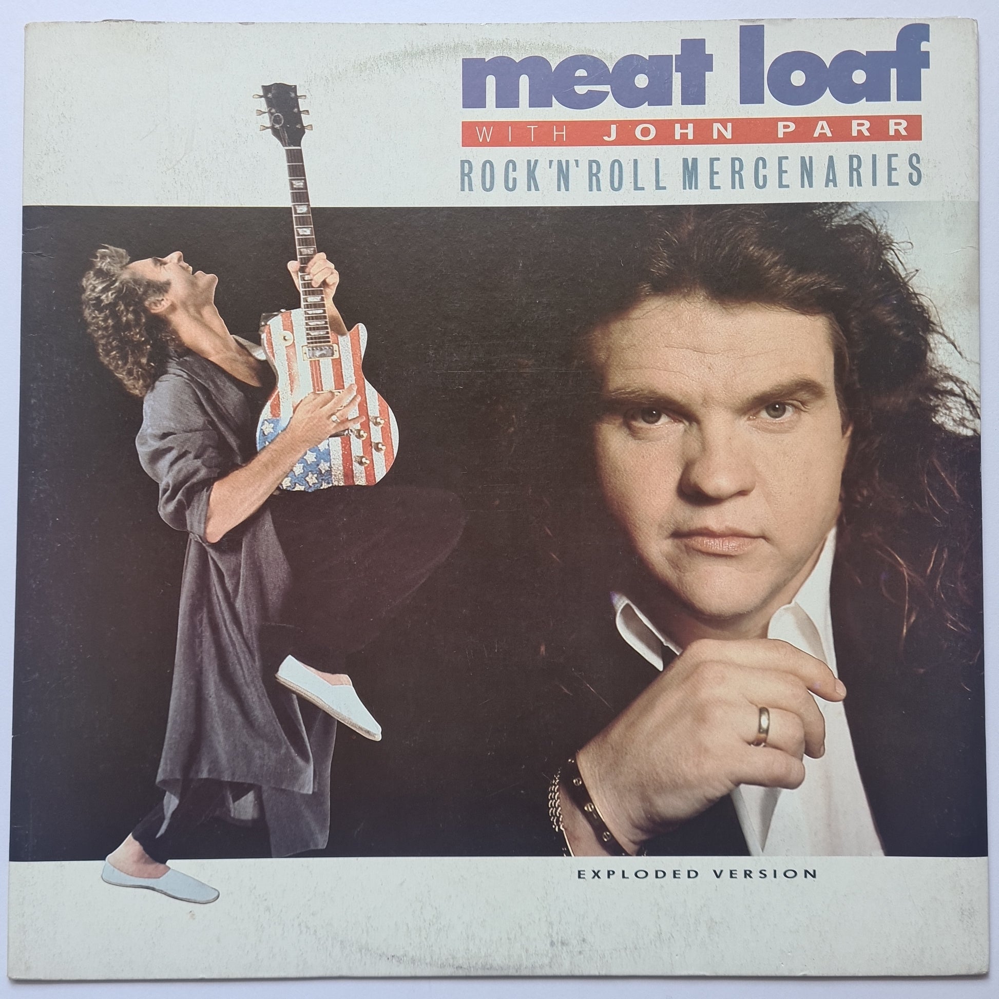 Meat Loaf & John Parr – Rock & Roll Mercenaries (Exploded Version) - 1986 - Vinyl Record (12inch single) - Sound Hound Records