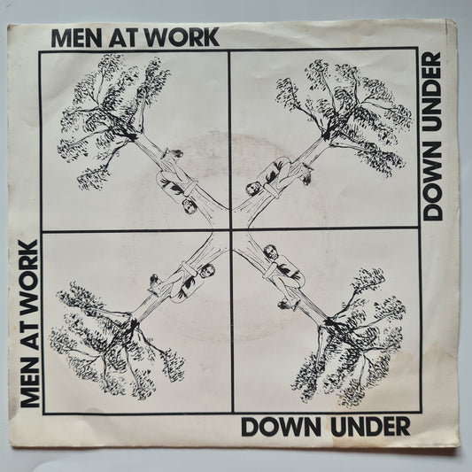 Men At Work - Down Under/Crazy - 1981 - Vinyl Record 7" Single - 45 RPM - Sound Hound Records