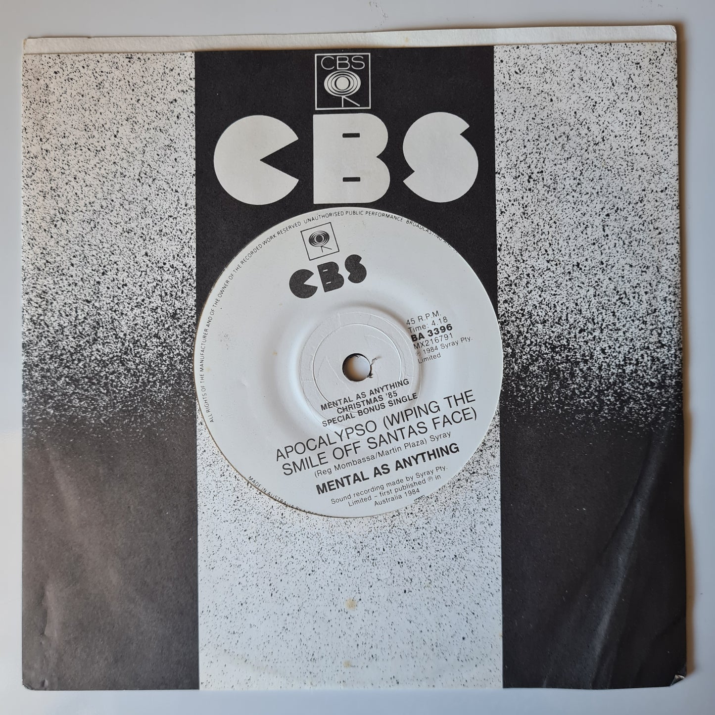 Mental As Anything - Fundamental As Anything  - 1985 (Limited Edition with Bonus Single & Posters) - Vinyl Record LP - Sound Hound Records