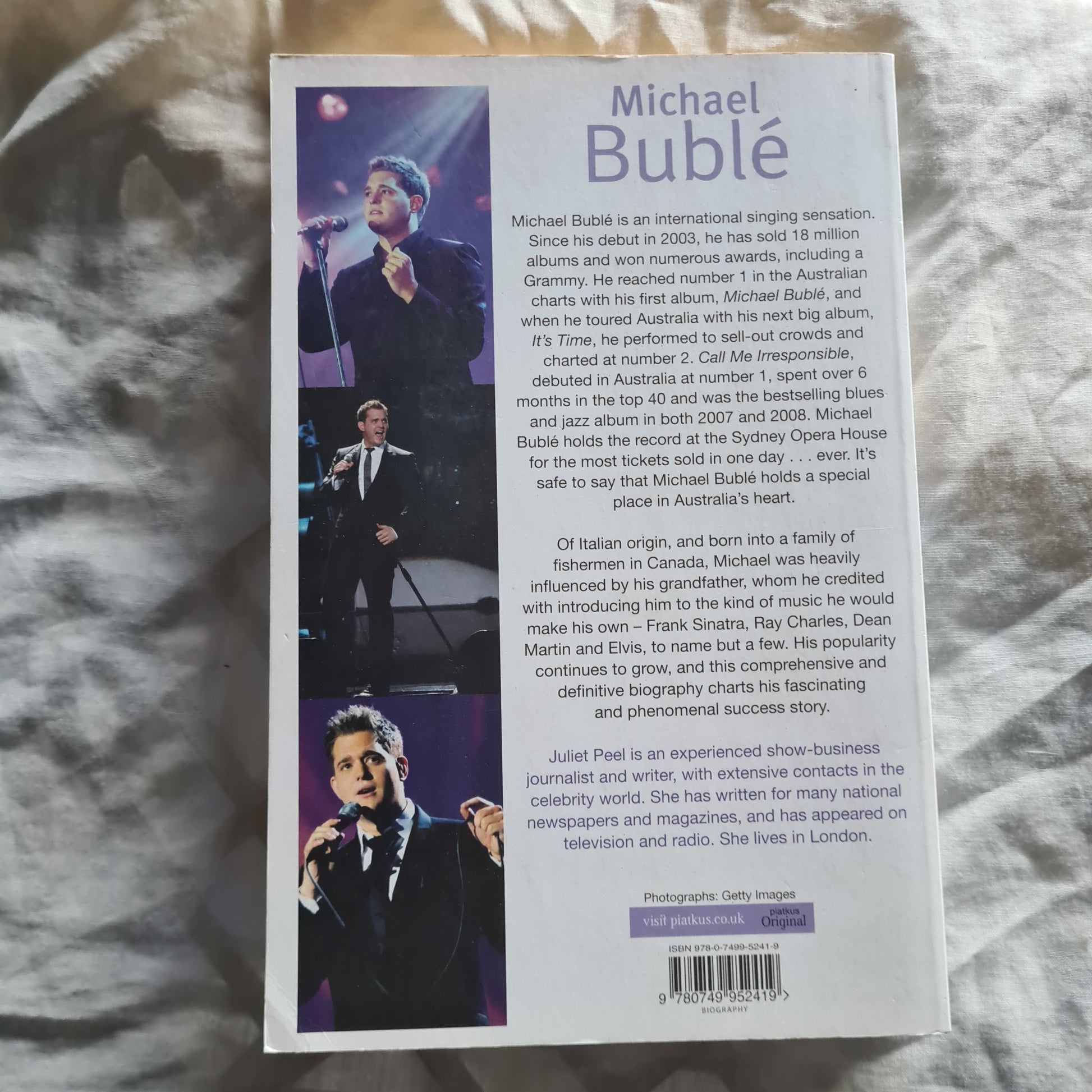 Michael Buble - Michael Buble By: Juliet Peel - Paperback Book - Sound Hound Records