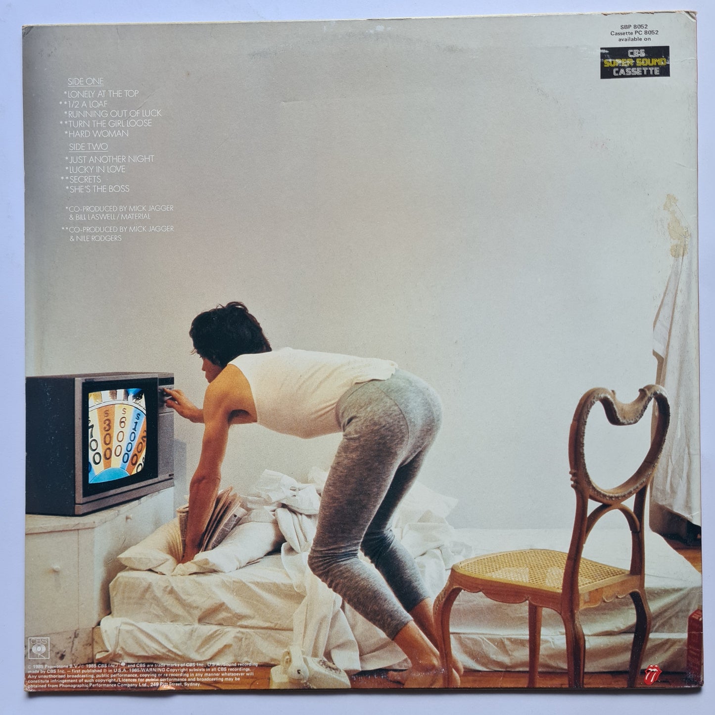 Mick Jagger – She's The Boss - 1985 - Vinyl Record LP - Sound Hound Records