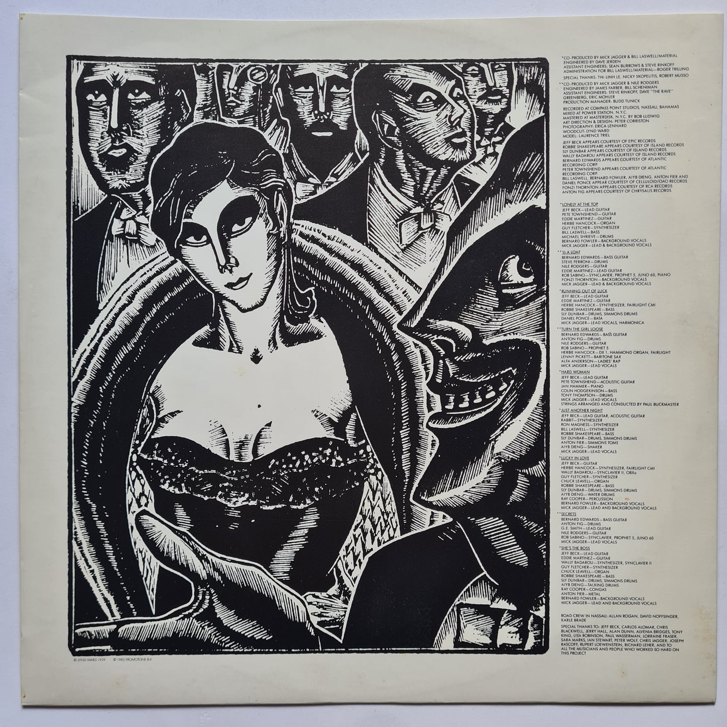 Mick Jagger – She's The Boss - 1985 - Vinyl Record LP - Sound Hound Records