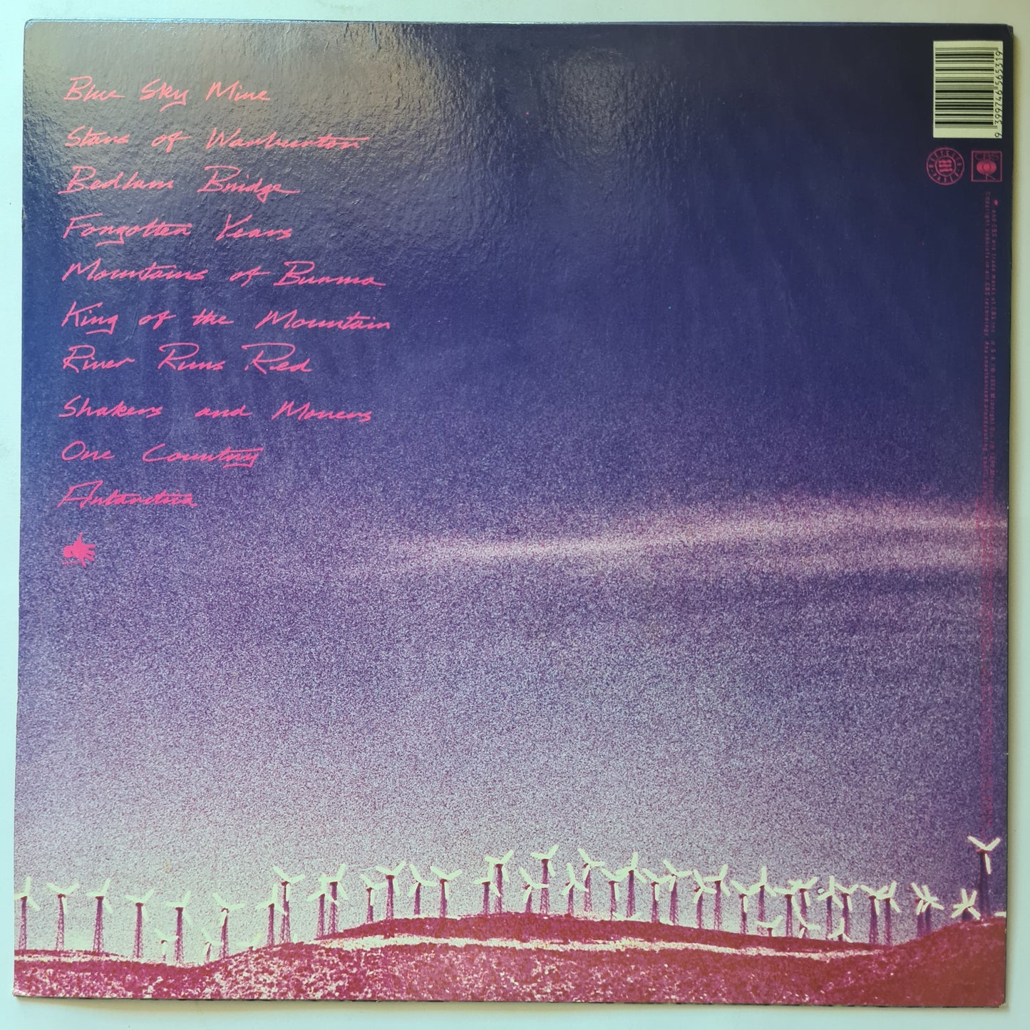 Midnight Oil – Blue Sky Mining - 1990 - Vinyl Record LP (Near Mint) - Sound Hound Records