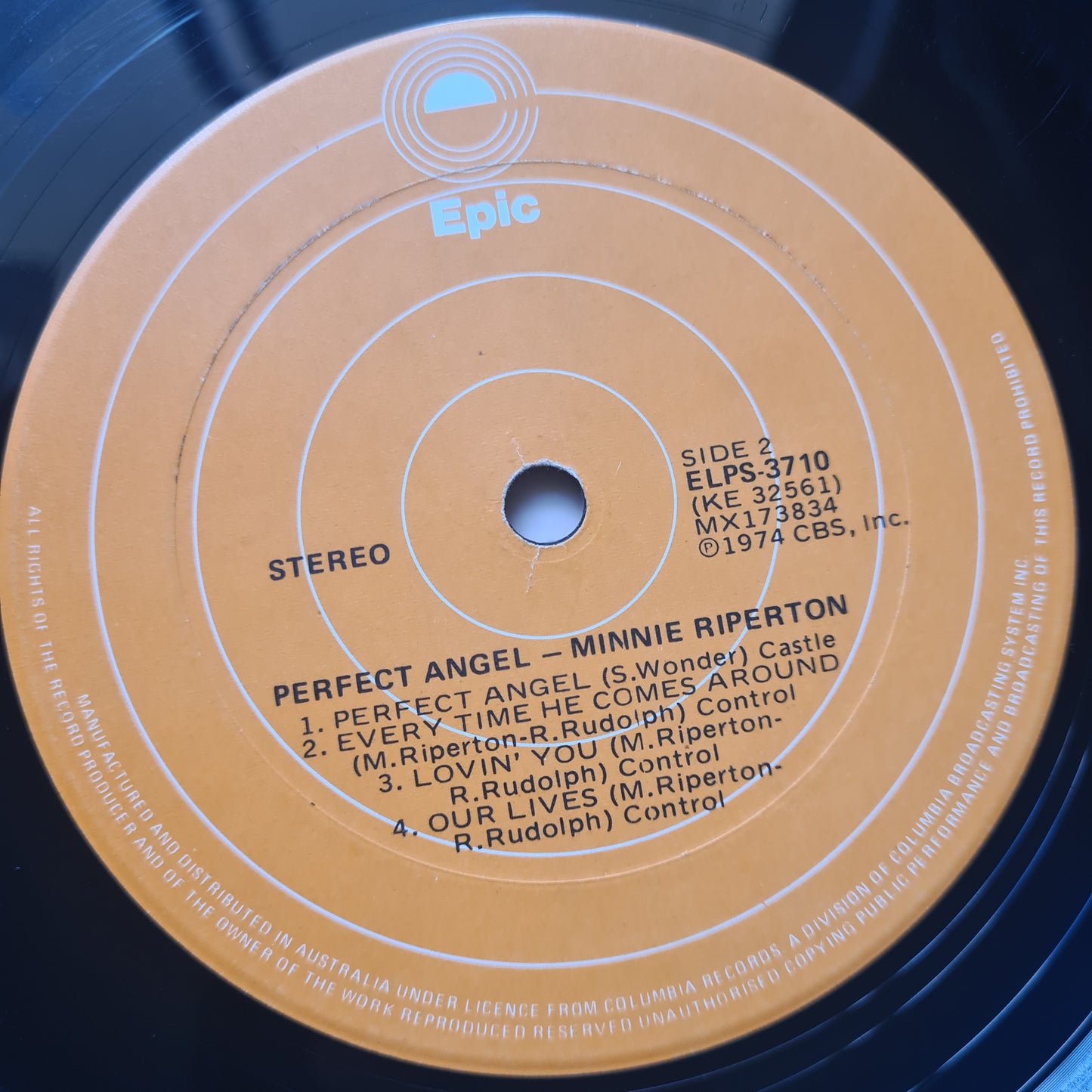 Minnie Riperton – Perfect Angel - 1974 - Vinyl Record LP - Sound Hound Records