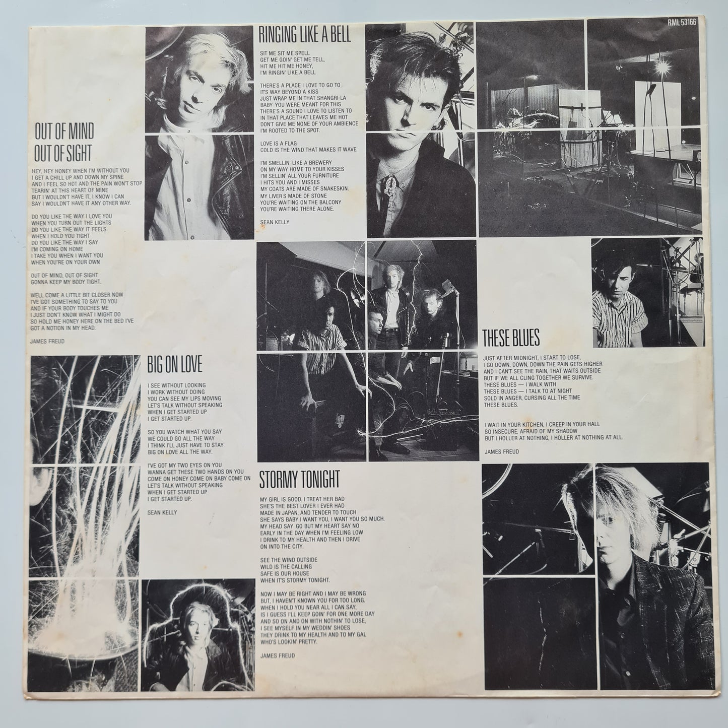 Models – Out Of Mind Out Of Sight - 1985 - Vinyl Record LP - Sound Hound Records