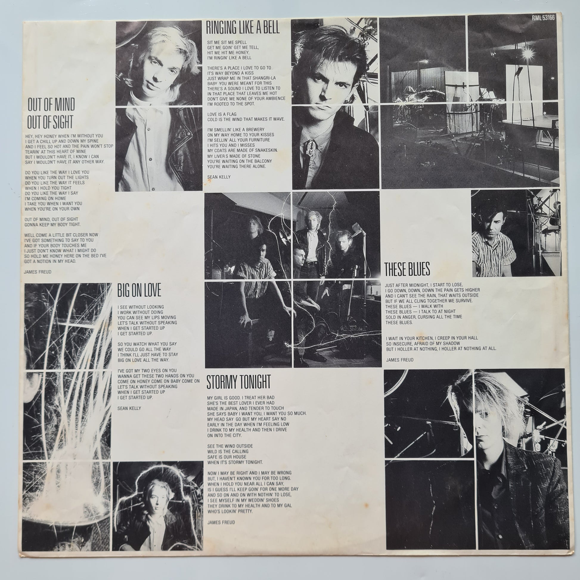 Models – Out Of Mind Out Of Sight - 1985 - Vinyl Record LP - Sound Hound Records