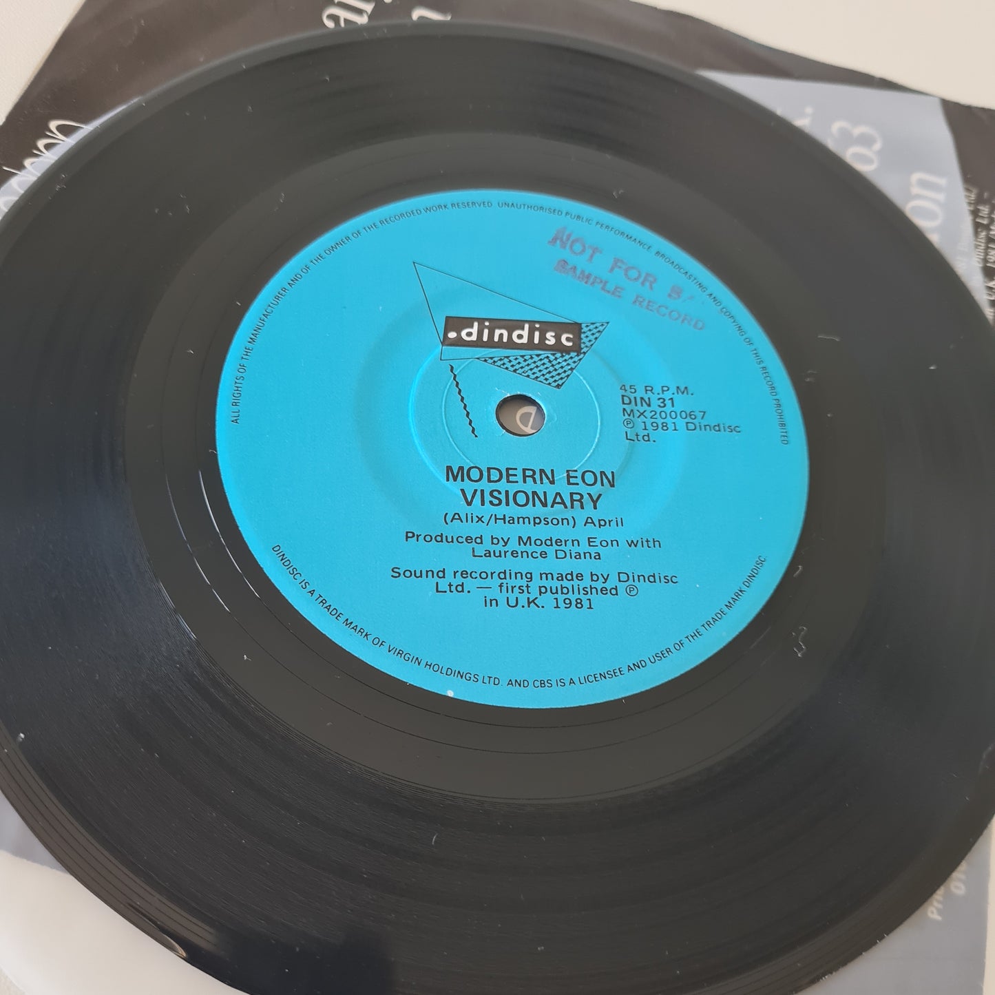 Modern Eon – Child's Play - 1983 - Vinyl Record 7" Single 45 - Sound Hound Records