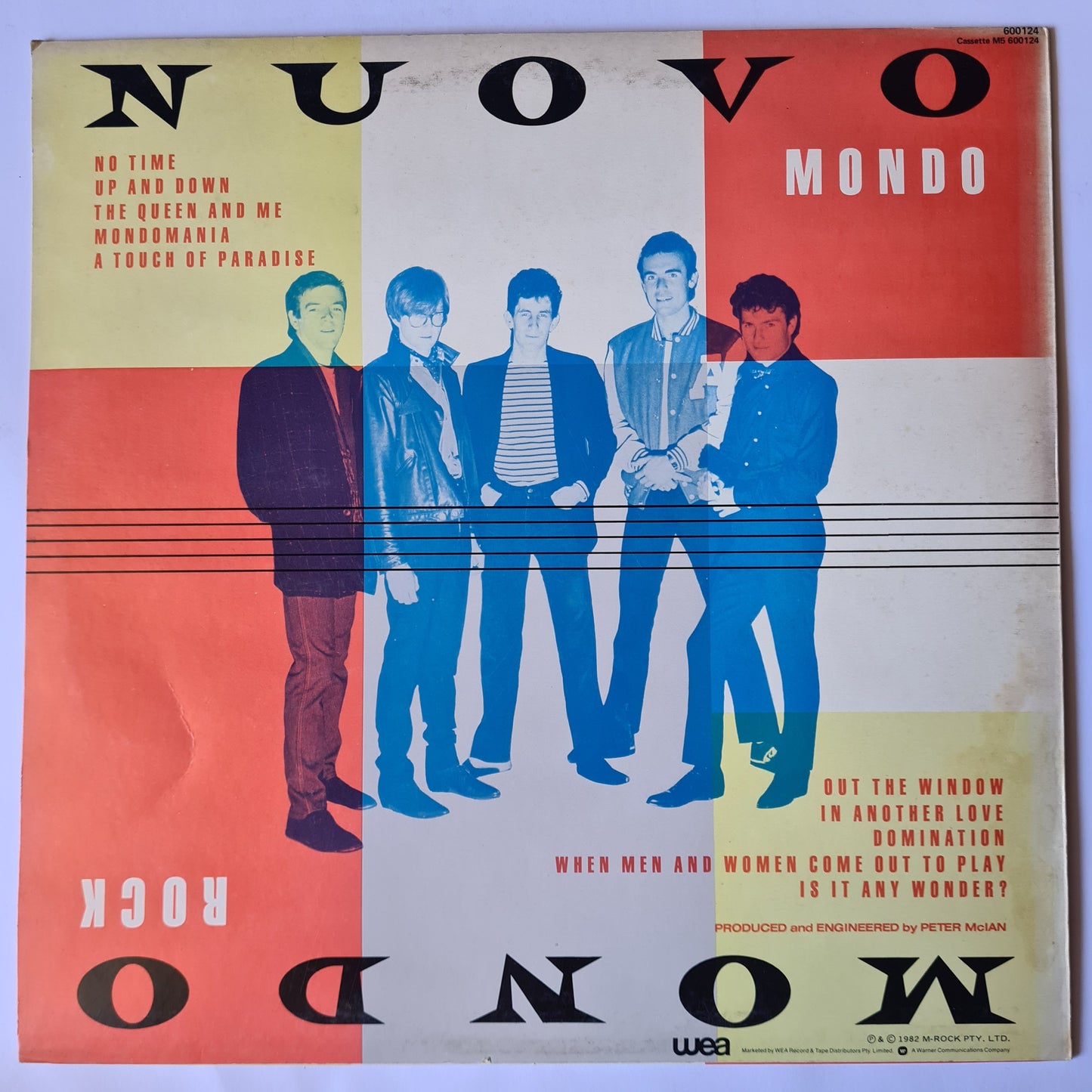Mondo Rock – Nuovo Mondo - 1982 - Vinyl Record LP - Sound Hound Records