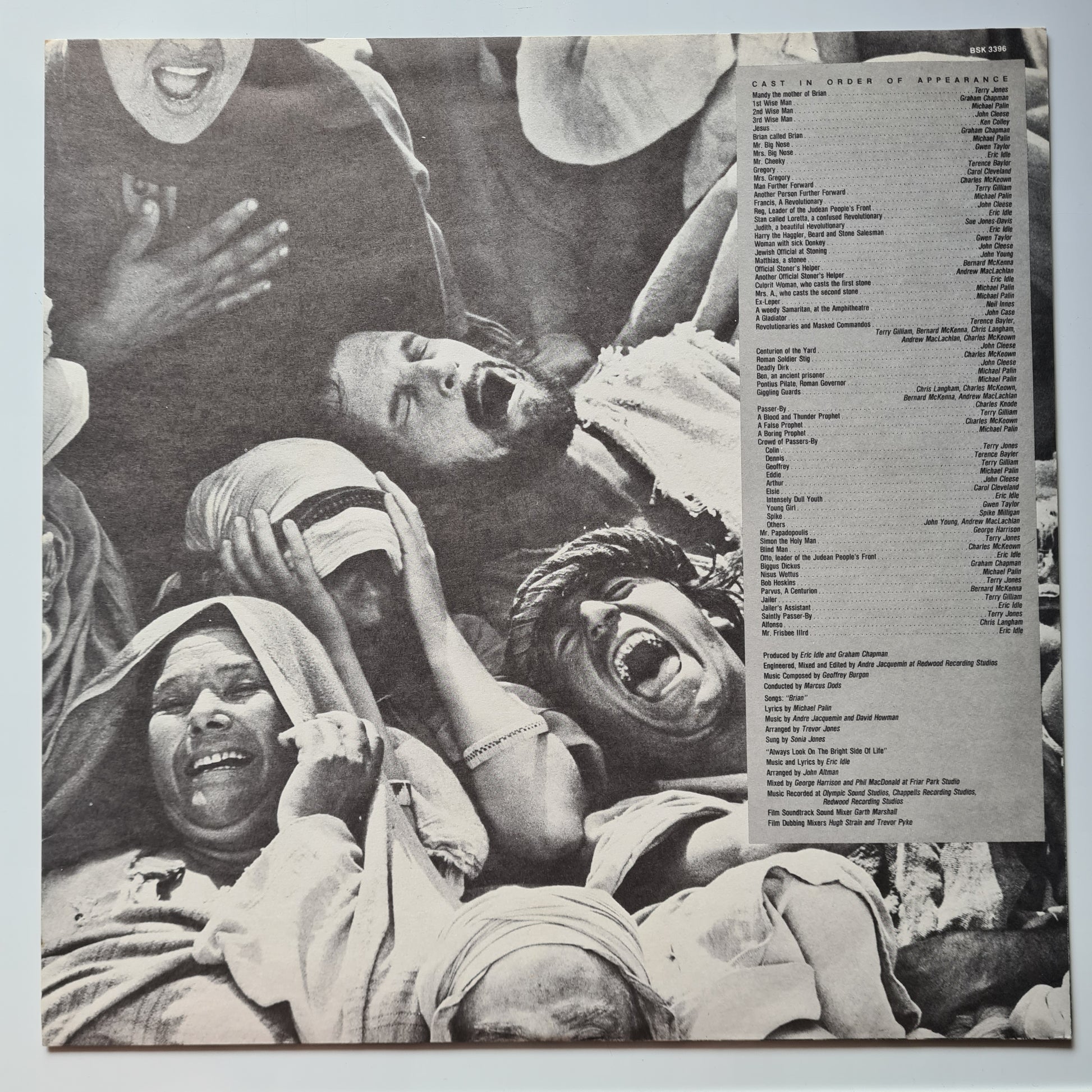 Monty Python – Monty Python's Life Of Brian (Original Motion Picture Soundtrack) - 1979 - Vinyl Record LP - Sound Hound Records