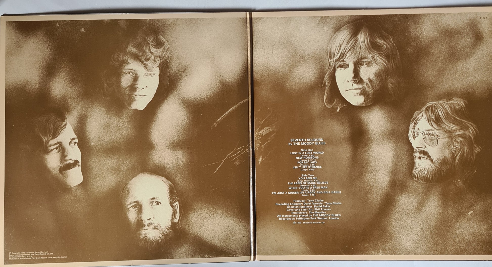 Moody Blues – Seventh Sojourn - 1972 - Gatefold Vinyl Record LP - Sound Hound Records