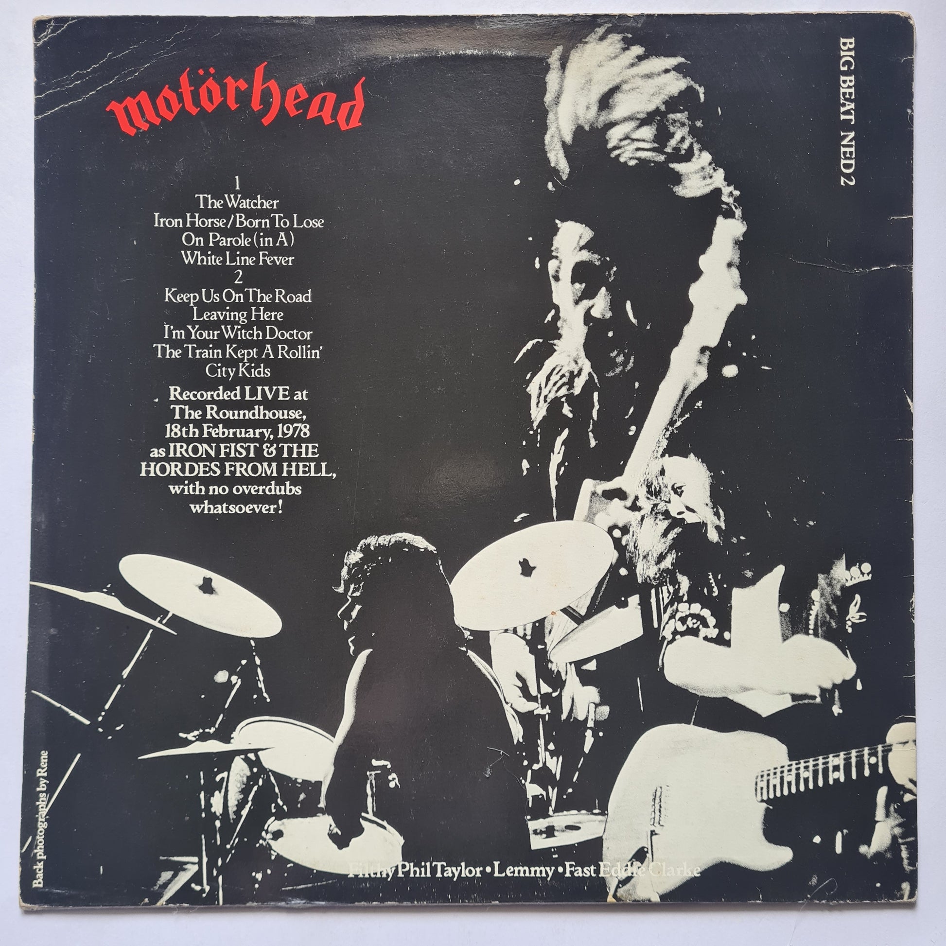 Motörhead – What's Words Worth? (Recorded Live 1978) - 1983 UK Press - Vinyl Record LP - Sound Hound Records