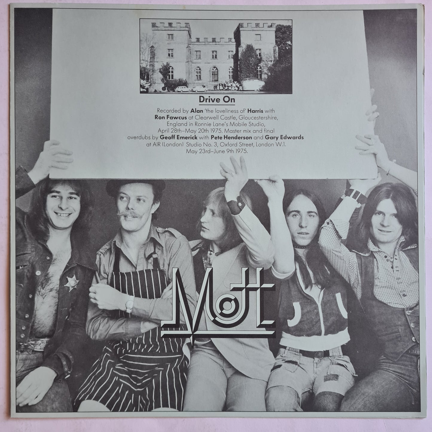 Mott – Drive On - 1975 - Vinyl Record LP - Sound Hound Records