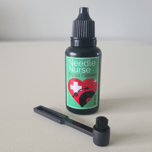 NeedleNurse: 20ml Record Stylus Cleaning Fluid & Brush - Free Postage