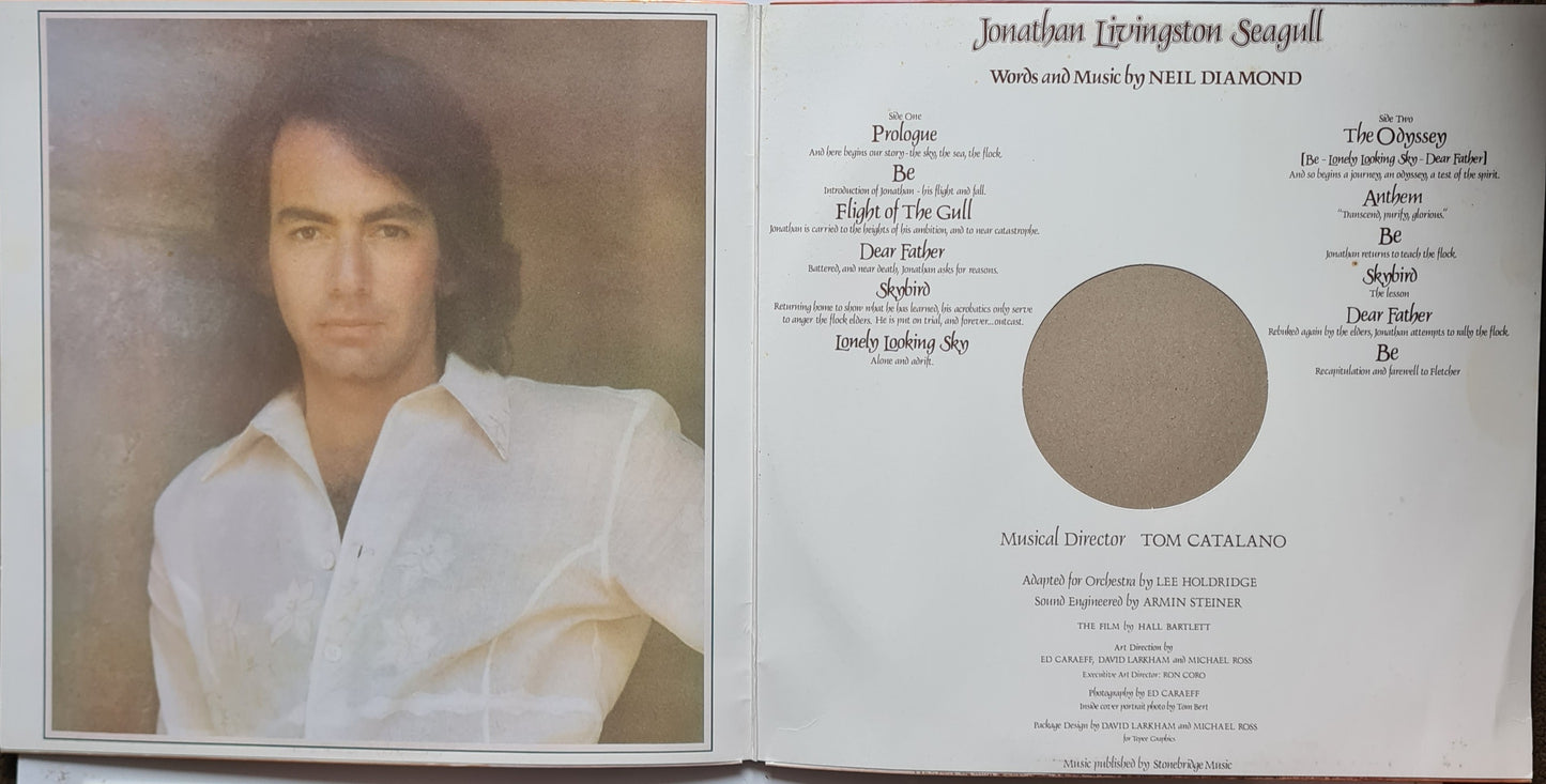Neil Diamond – Jonathan Livingston Seagull (Original Motion Picture Sound Track) - 1973 - Vinyl Record LP - Sound Hound Records