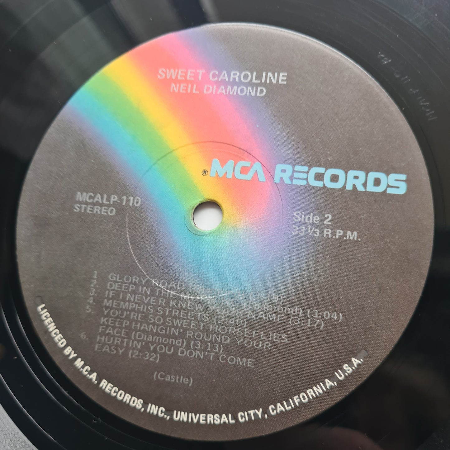 Neil Diamond – Sweet Caroline - 1969 (70's Australian Pressing) - Vinyl Record LP - Sound Hound Records