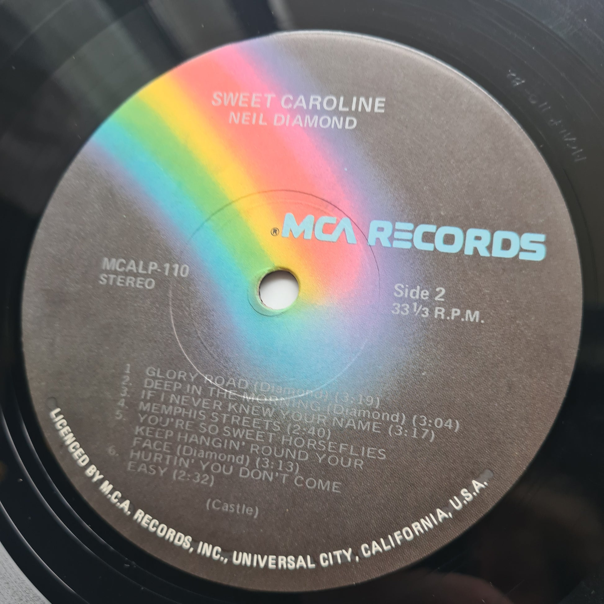 Neil Diamond – Sweet Caroline - 1969 (70's Australian Pressing) - Vinyl Record LP - Sound Hound Records