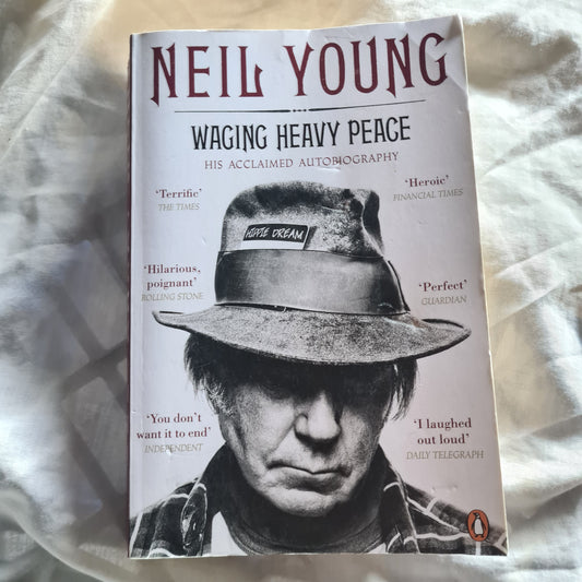 Neil Young- Waging Heavy Peace - Autobiography Paperback Book - Sound Hound Records