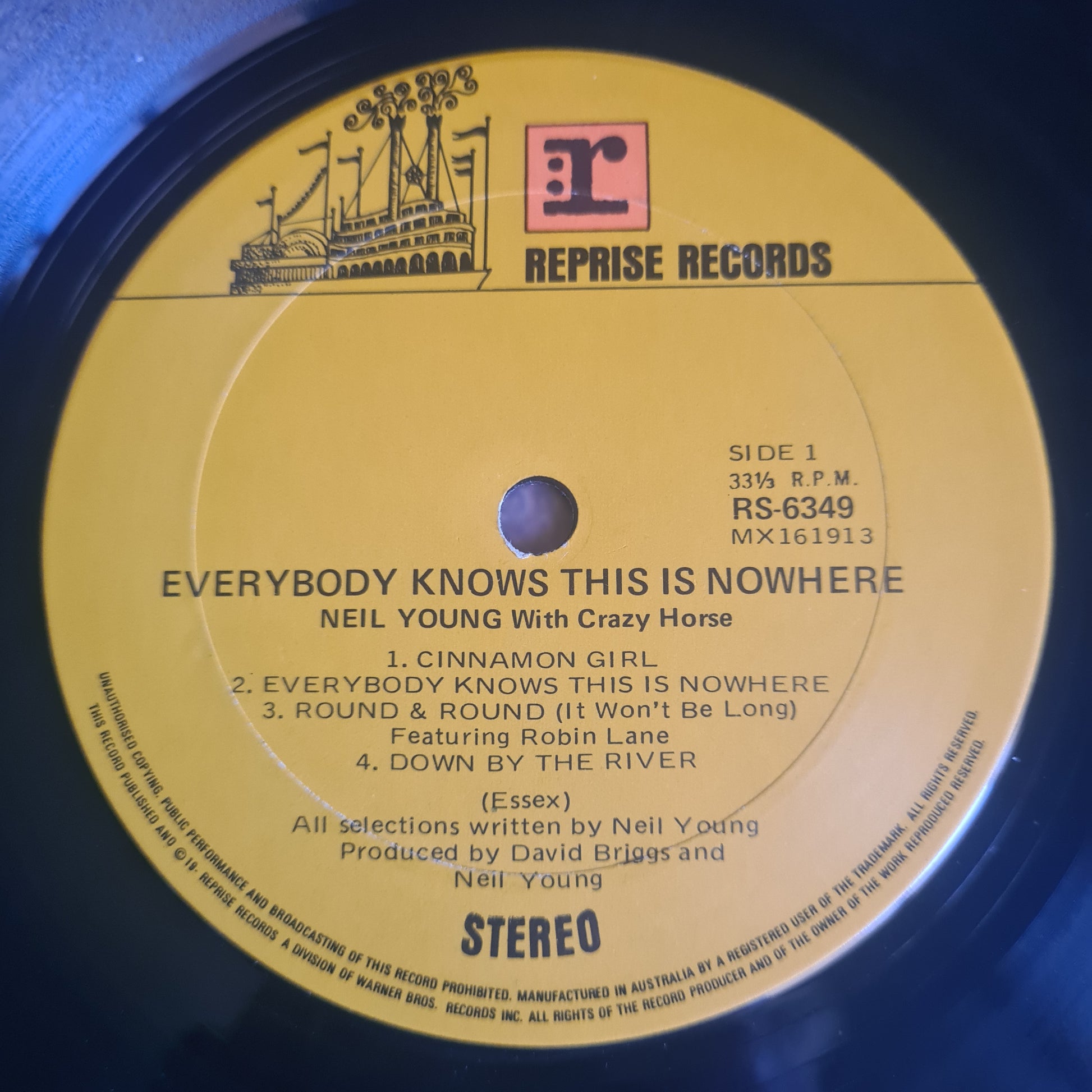 Neil Young & Crazy Horse – Everybody Knows This Is Nowhere - 1970 - Vinyl Record LP - Sound Hound Records