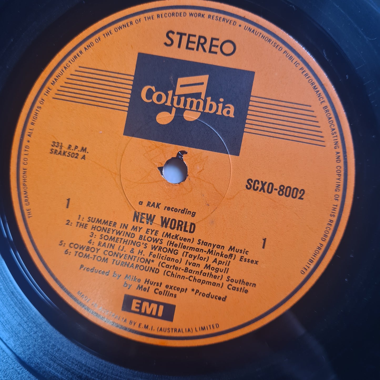 New World – New World - 1972 - Vinyl Record LP - Sound Hound Records