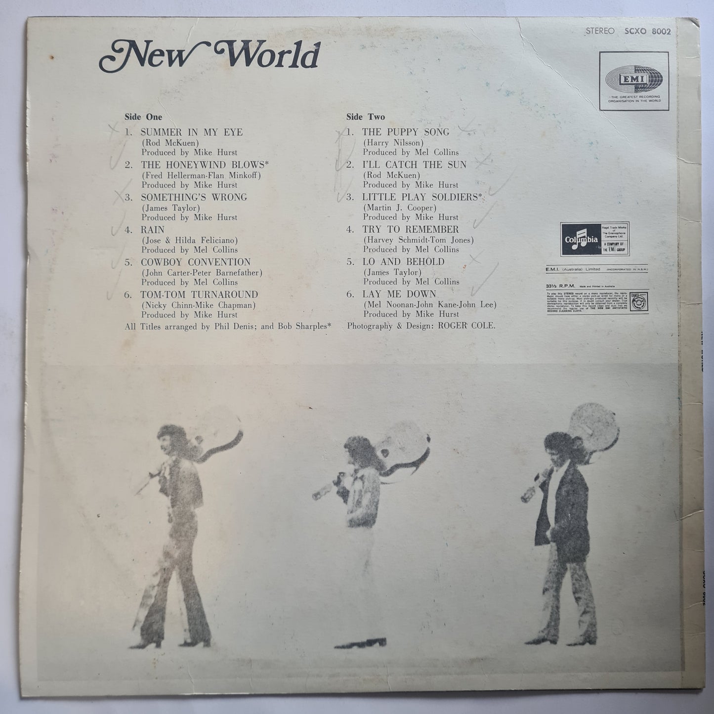 New World – New World - 1972 - Vinyl Record LP - Sound Hound Records