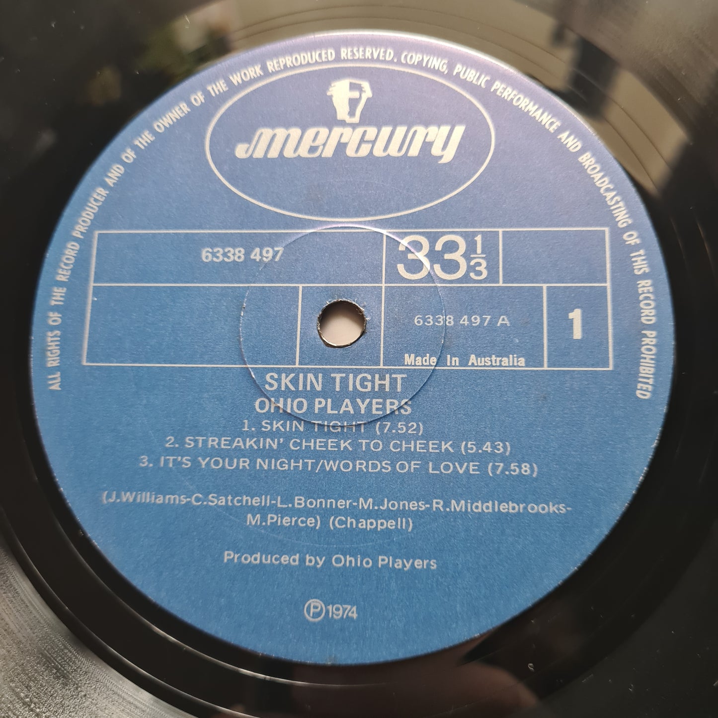 Ohio Players – Skin Tight - 1974 - Vinyl Record LP Gatefold - Sound Hound Records