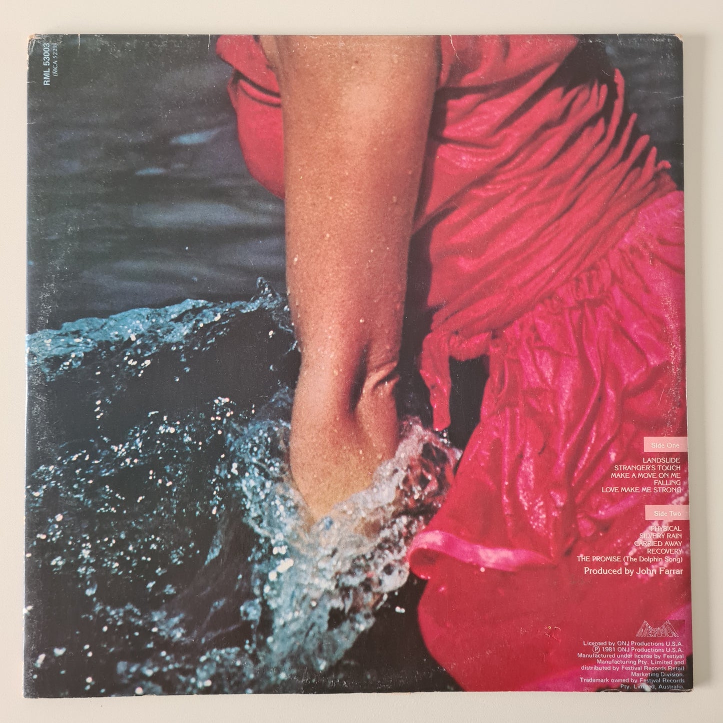 Olivia Newton John – Physical - 1981 - Vinyl Record LP (with Poster) - Sound Hound Records