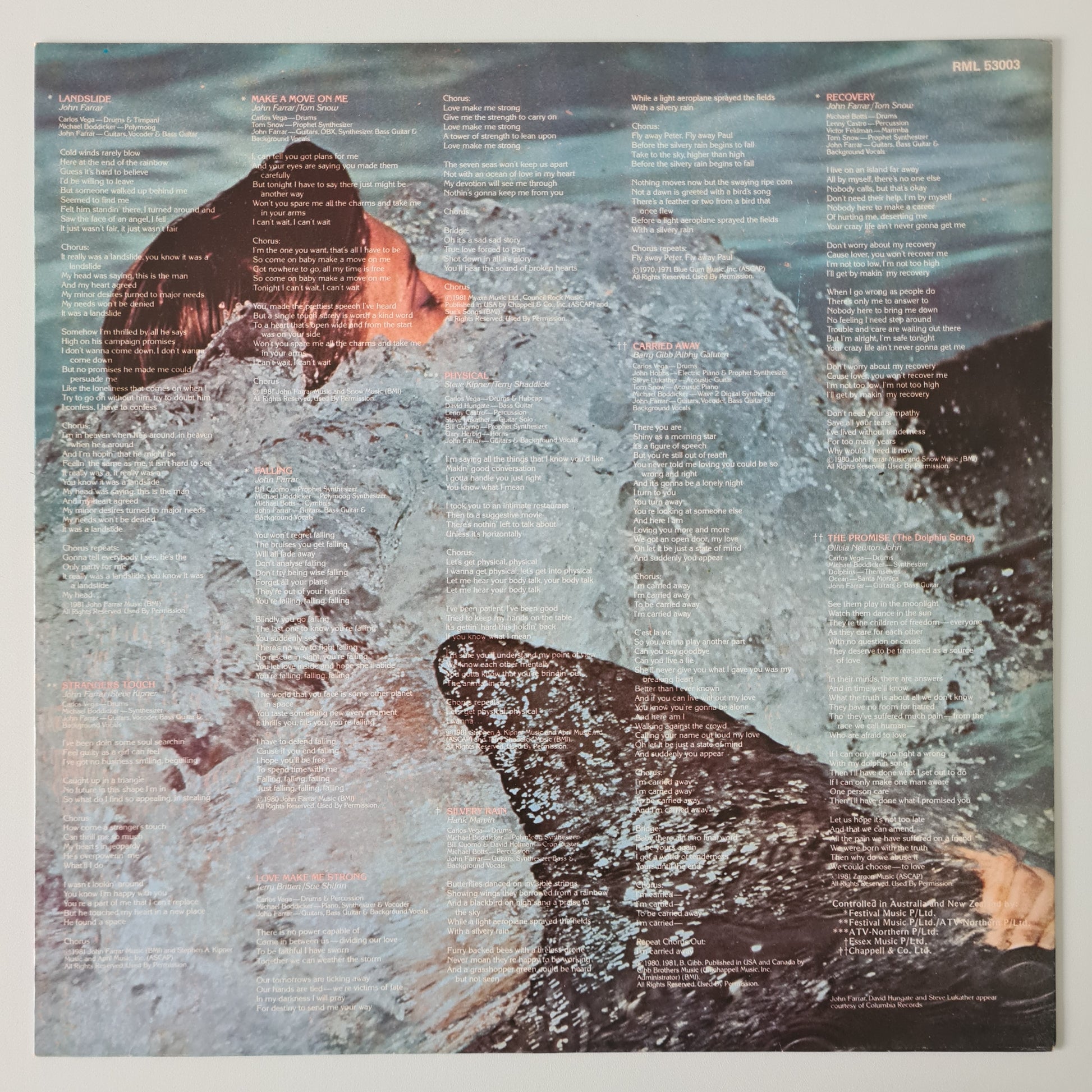 Olivia Newton John – Physical - 1981 - Vinyl Record LP (with Poster) - Sound Hound Records