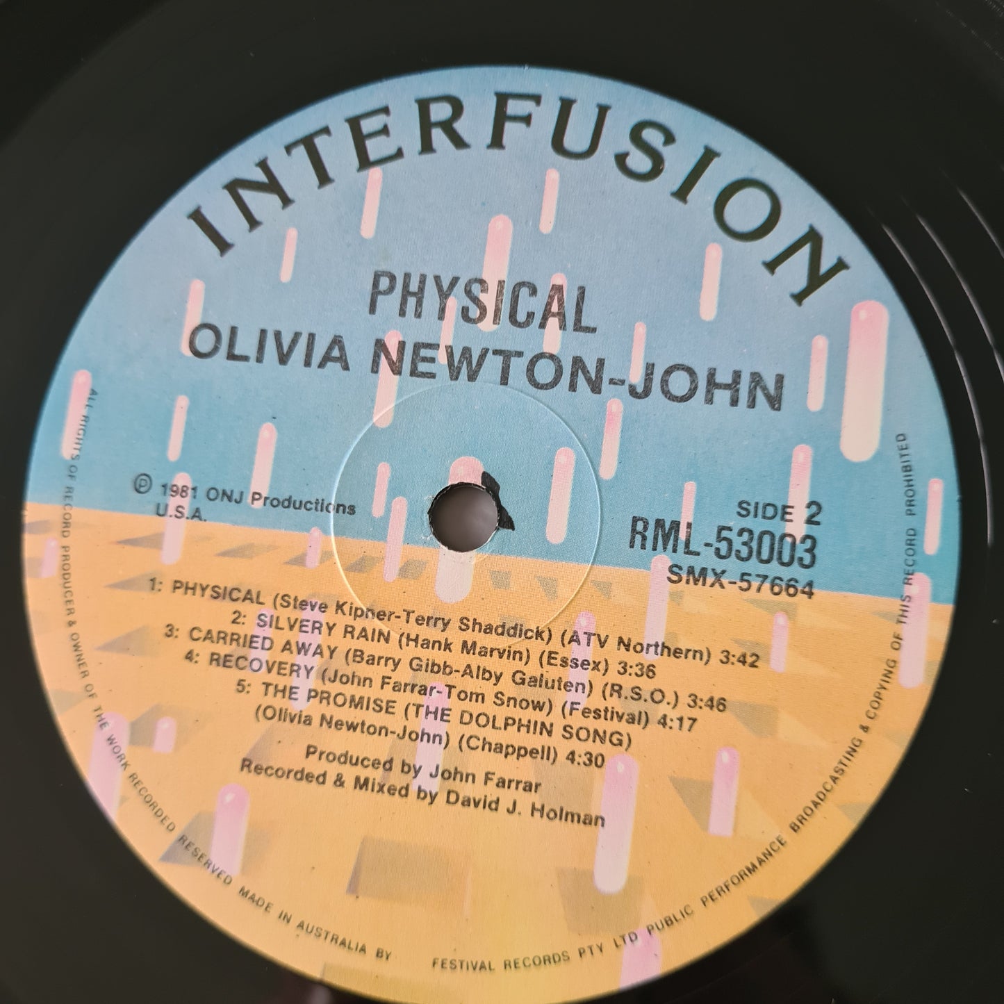 Olivia Newton John – Physical - 1981 - Vinyl Record LP (with Poster) - Sound Hound Records