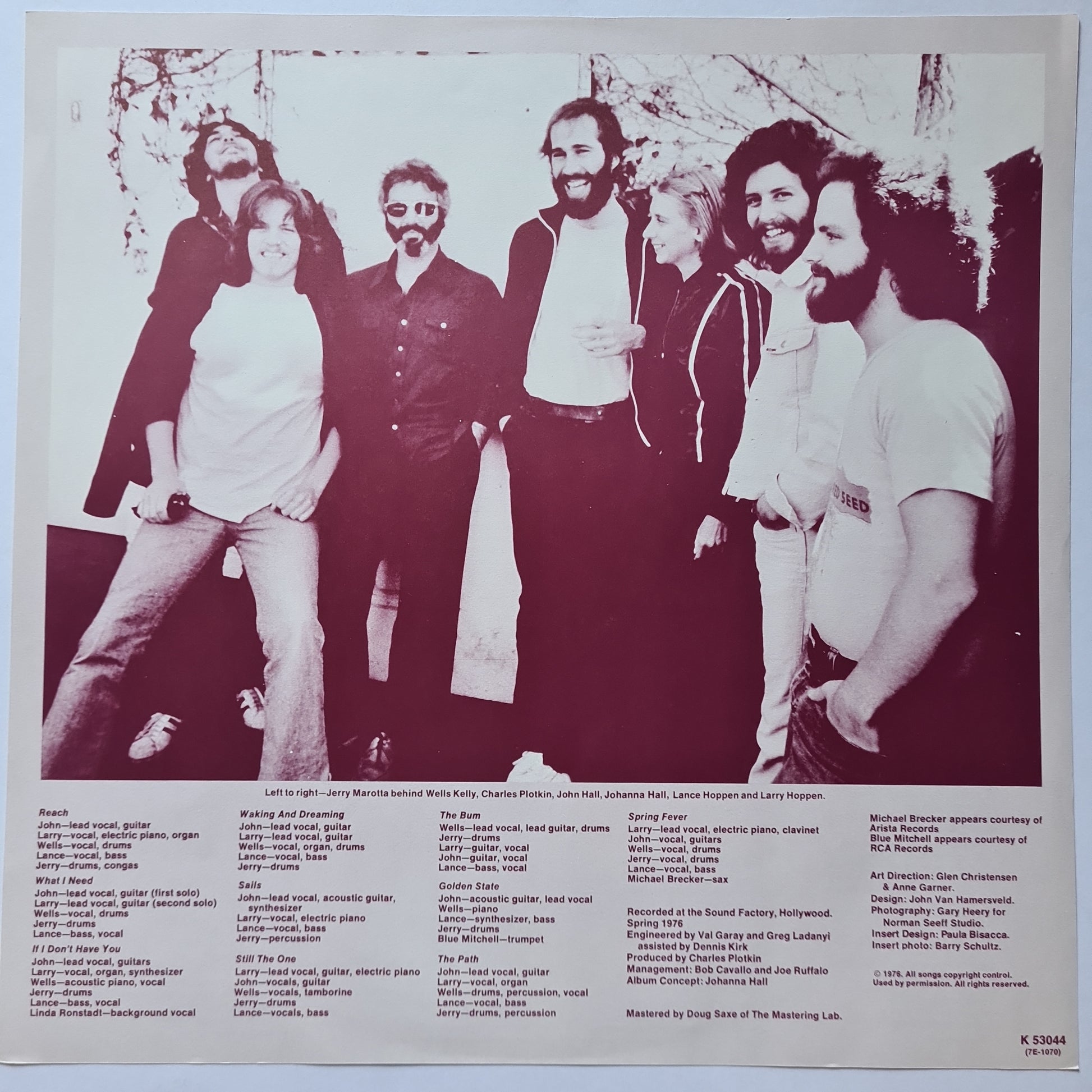 Orleans – Waking & Dreaming - 1976 - Vinyl Record LP - Sound Hound Records