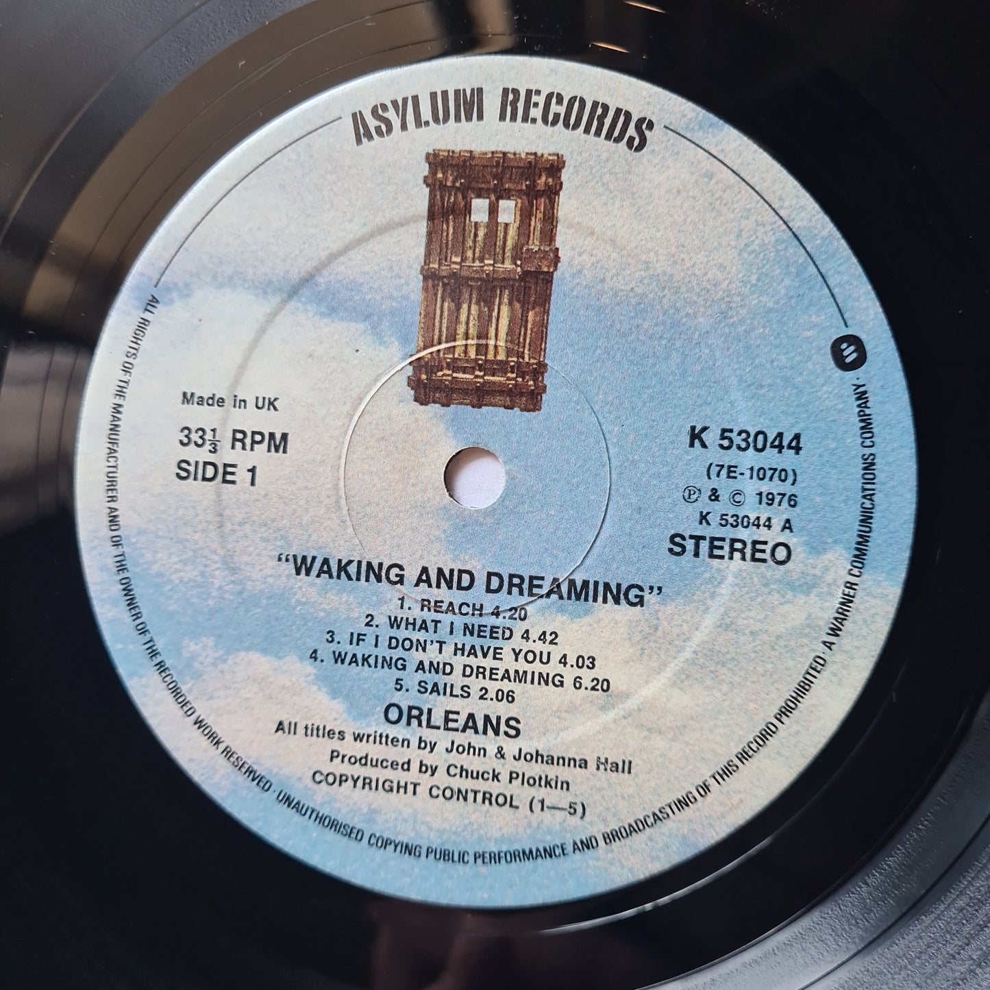 Orleans – Waking & Dreaming - 1976 - Vinyl Record LP - Sound Hound Records