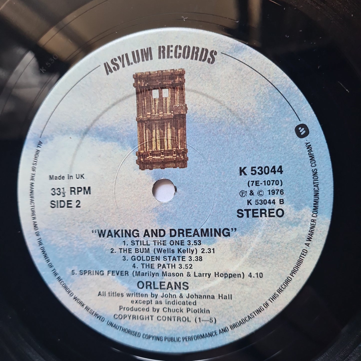 Orleans – Waking & Dreaming - 1976 - Vinyl Record LP - Sound Hound Records