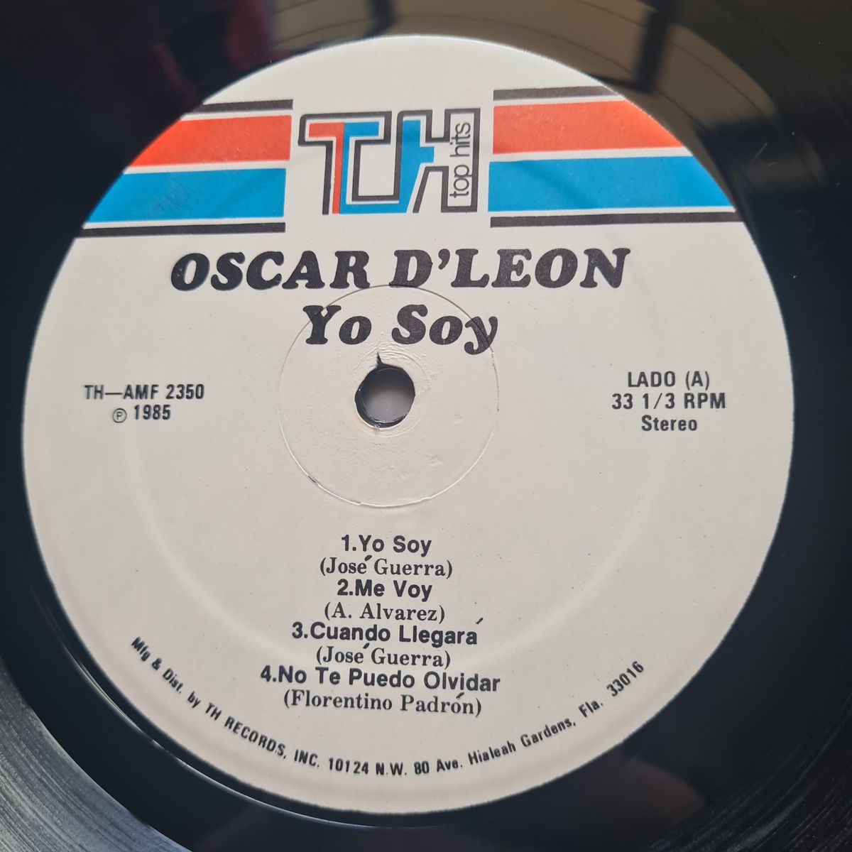 Oscar D' León – Yo Soy - 1985 - Vinyl Record LP