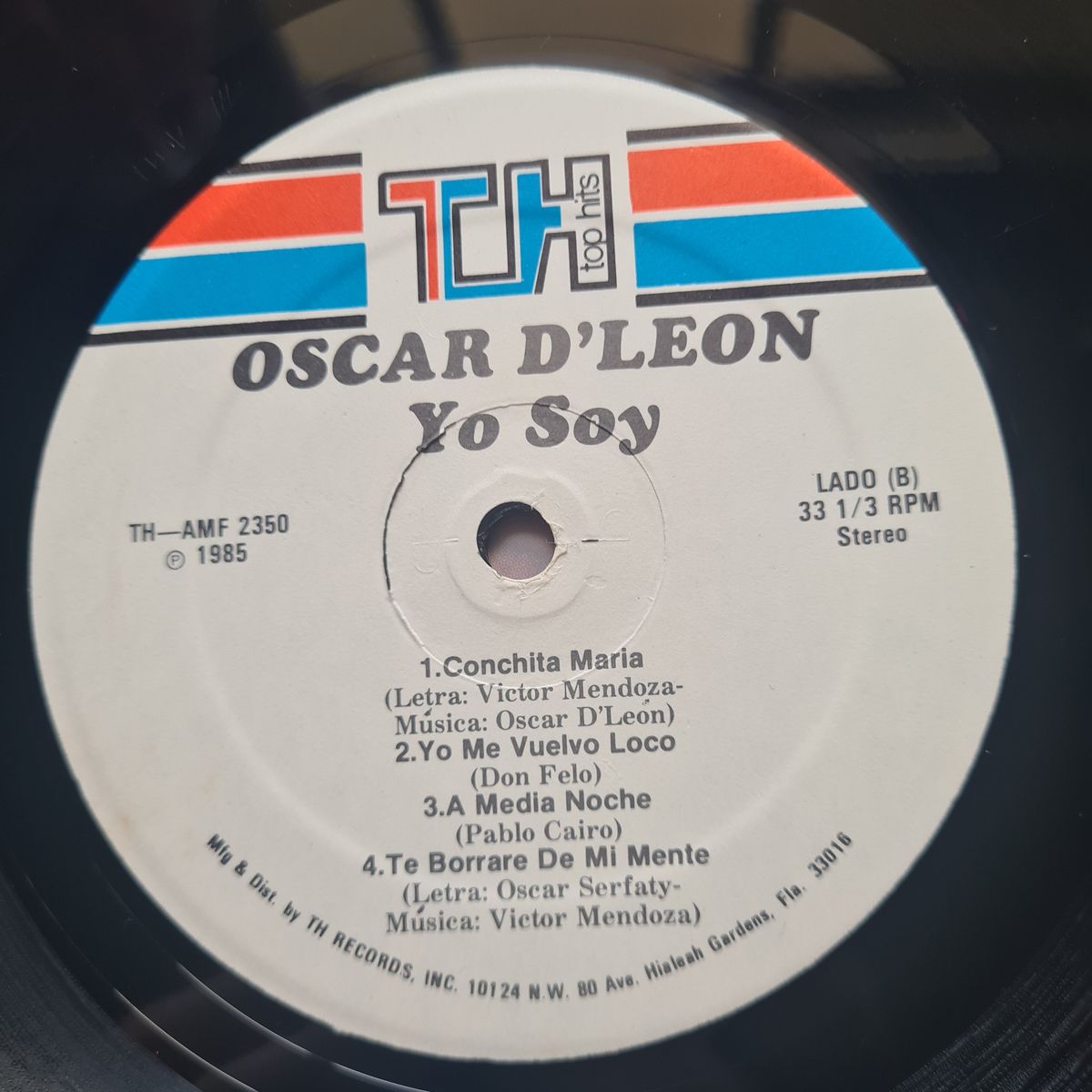 Oscar D' León – Yo Soy - 1985 - Vinyl Record LP