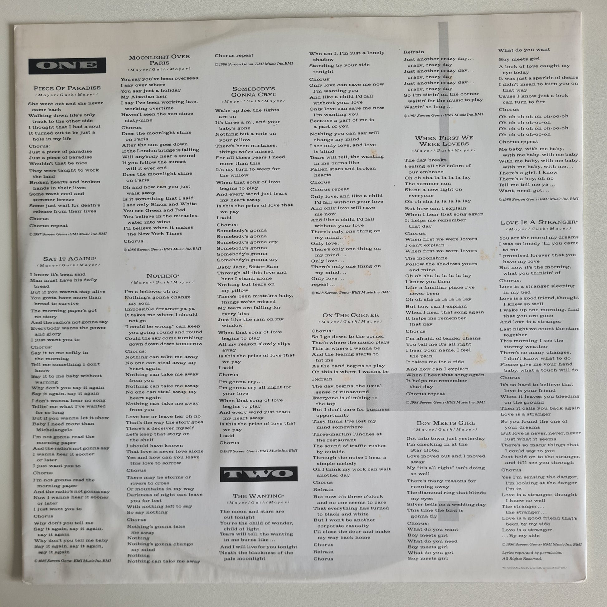 PM – PM - 1988 - Vinyl Record LP - Sound Hound Records