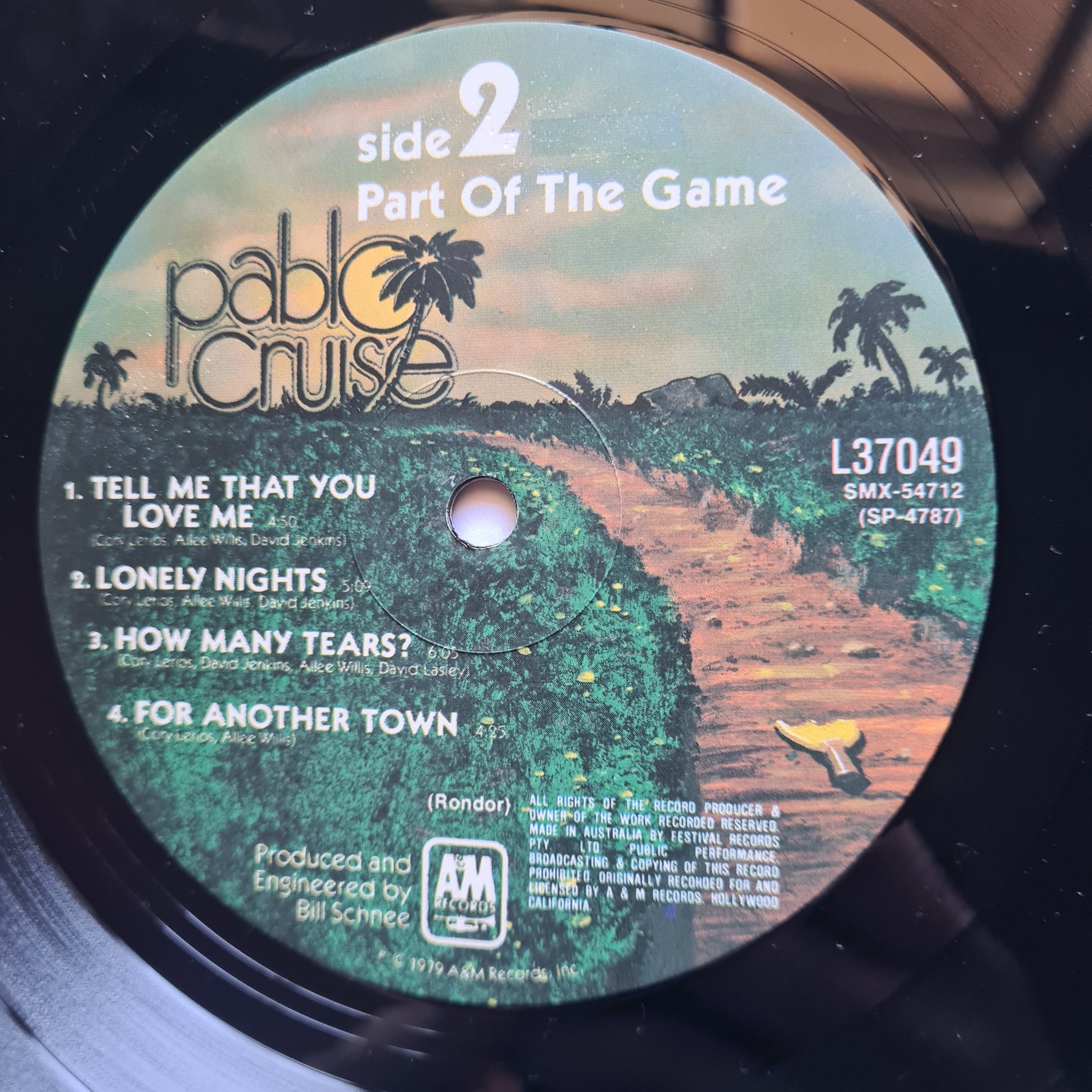 Pablo Cruise‎ – Part Of The Game - 1979 - Vinyl Record LP - Sound Hound Records
