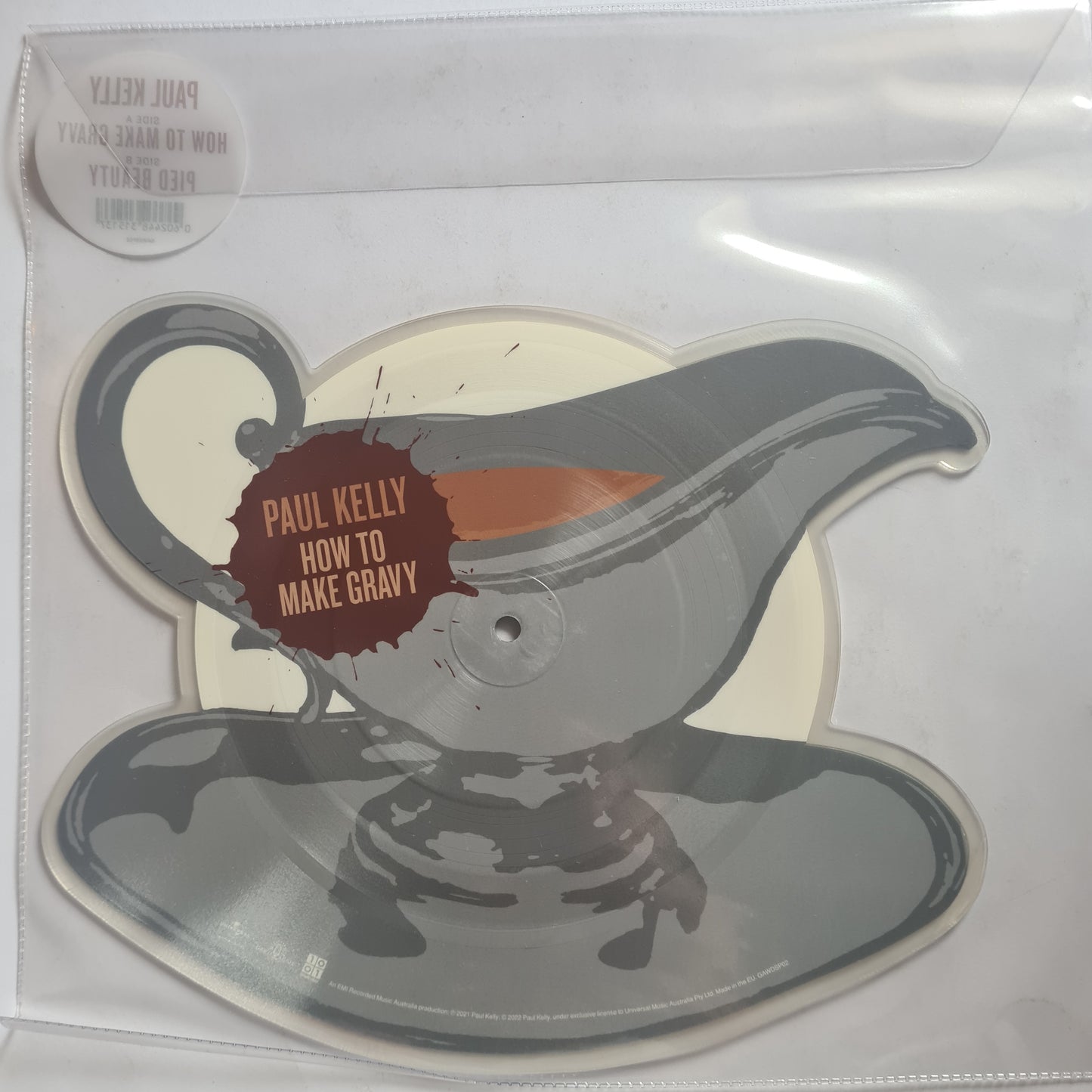 Paul Kelly – How To Make Gravy - 2022 (Limited Edition of 1000) - 7", Shaped Picture Disc Single) - Vinyl Record (Christmas) - Sound Hound Records