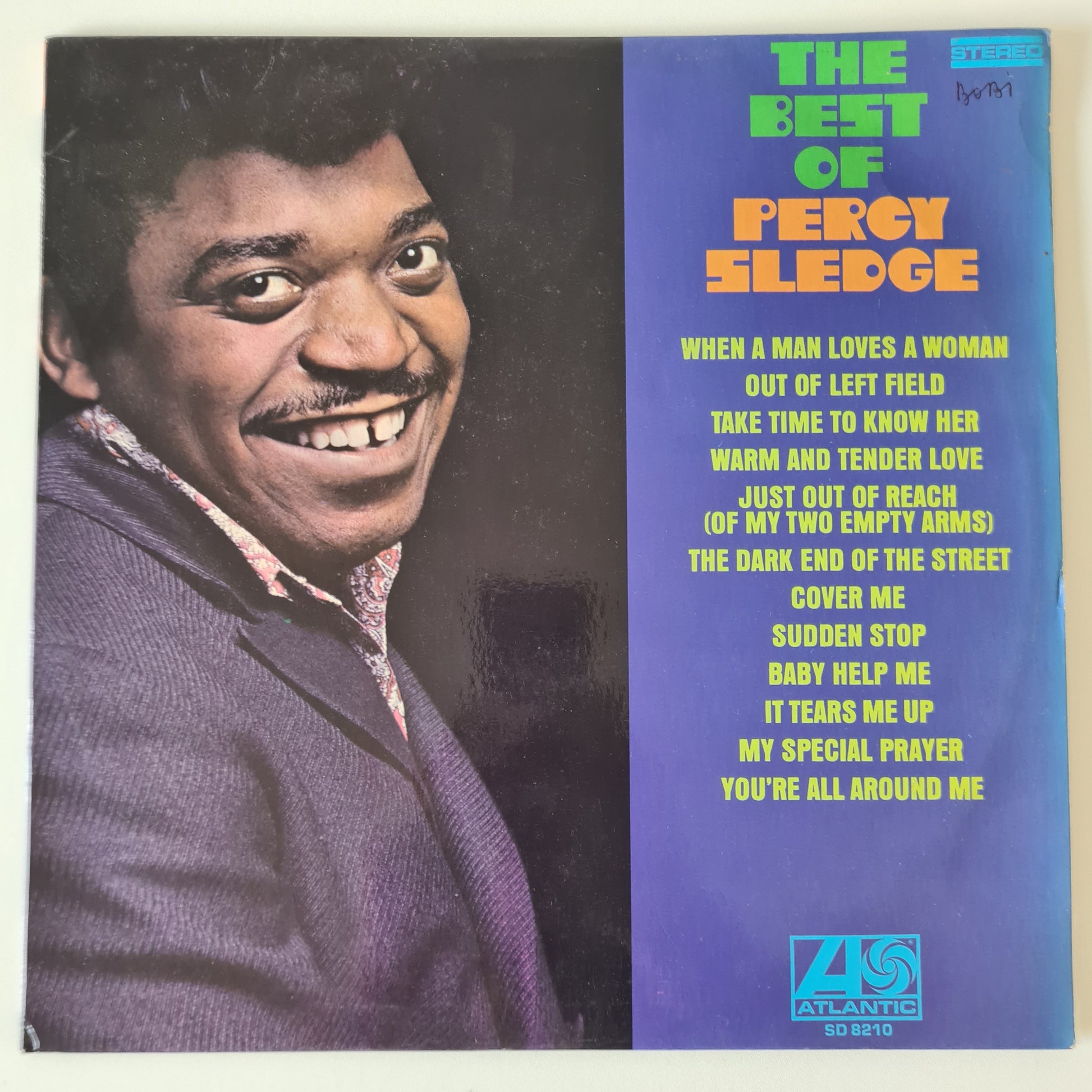 Percy Sledge – The Best Of Percy Sledge - 1969 - Vinyl Record LP (near mint) - Sound Hound Records