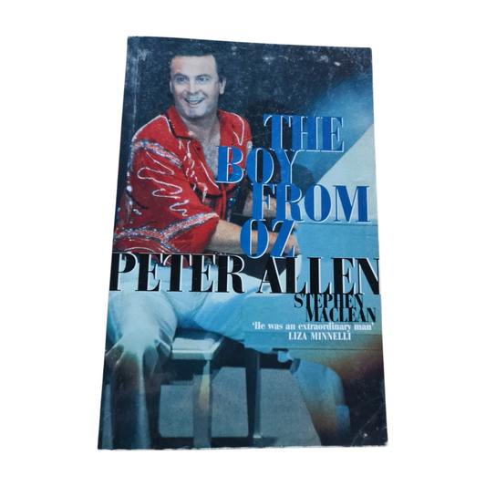 Peter Allen - The Boy From OZ - Paperback Book - Sound Hound Records