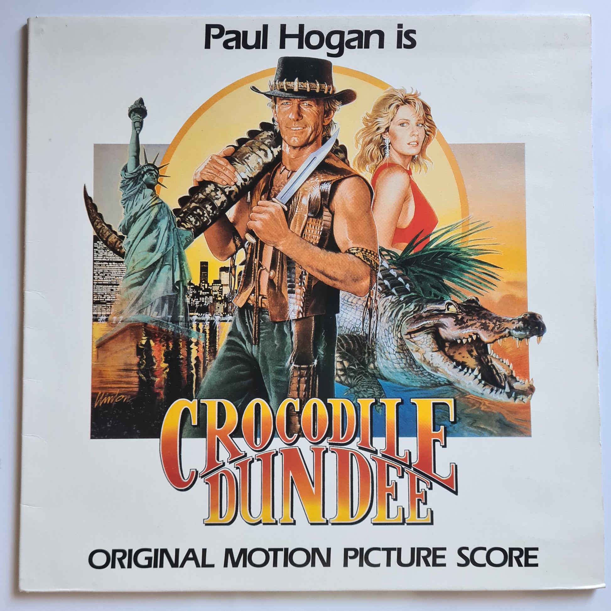 Peter Best – Crocodile Dundee Original Motion Picture Score - 1986 - Vinyl Record LP - Sound Hound Records