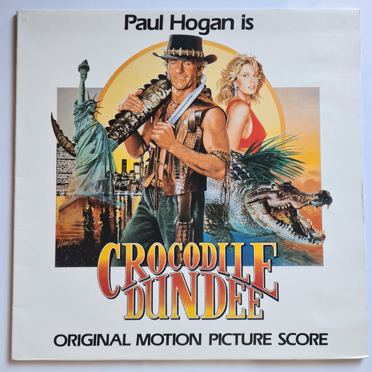 Peter Best – Crocodile Dundee Original Motion Picture Score - 1986 - Vinyl Record LP - Sound Hound Records