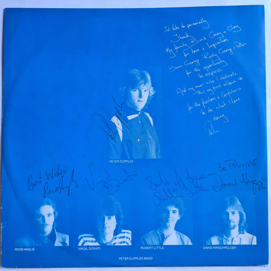 Peter Cupples (Stylus) – Fear Of Thunder - 1981 - *SIGNED BY BAND* Vinyl Record LP - Sound Hound Records
